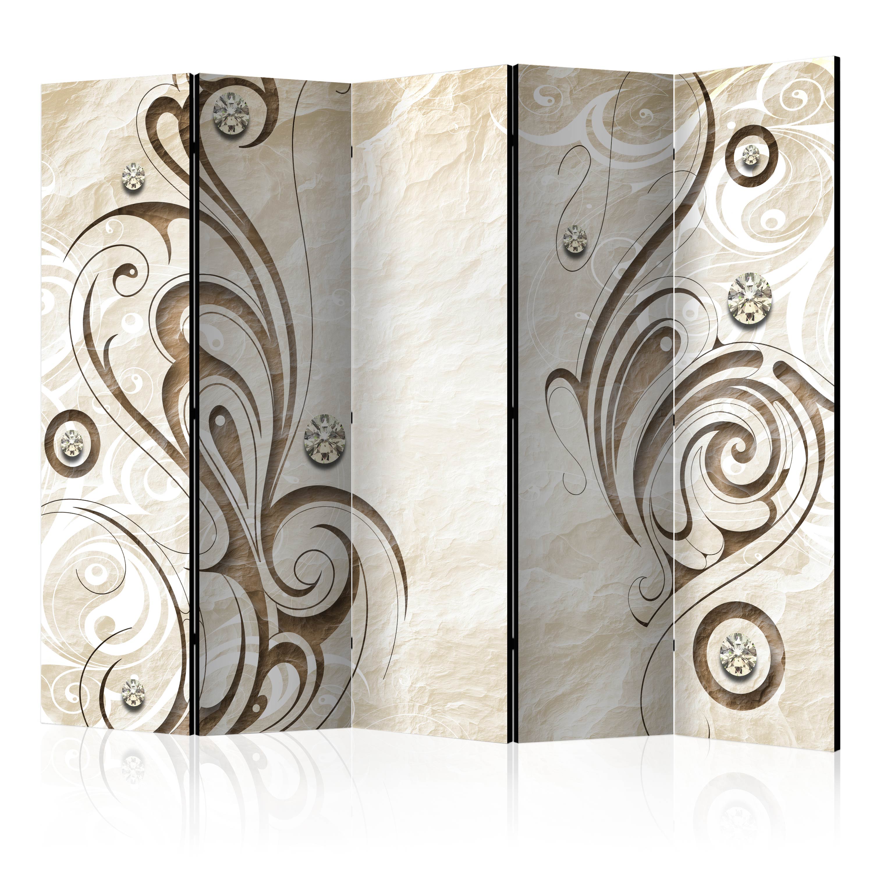 Paravento in Vimini, 2 Pezzi, con 180 x 120 cm, Protezione da Vento e sguardi indiscreti