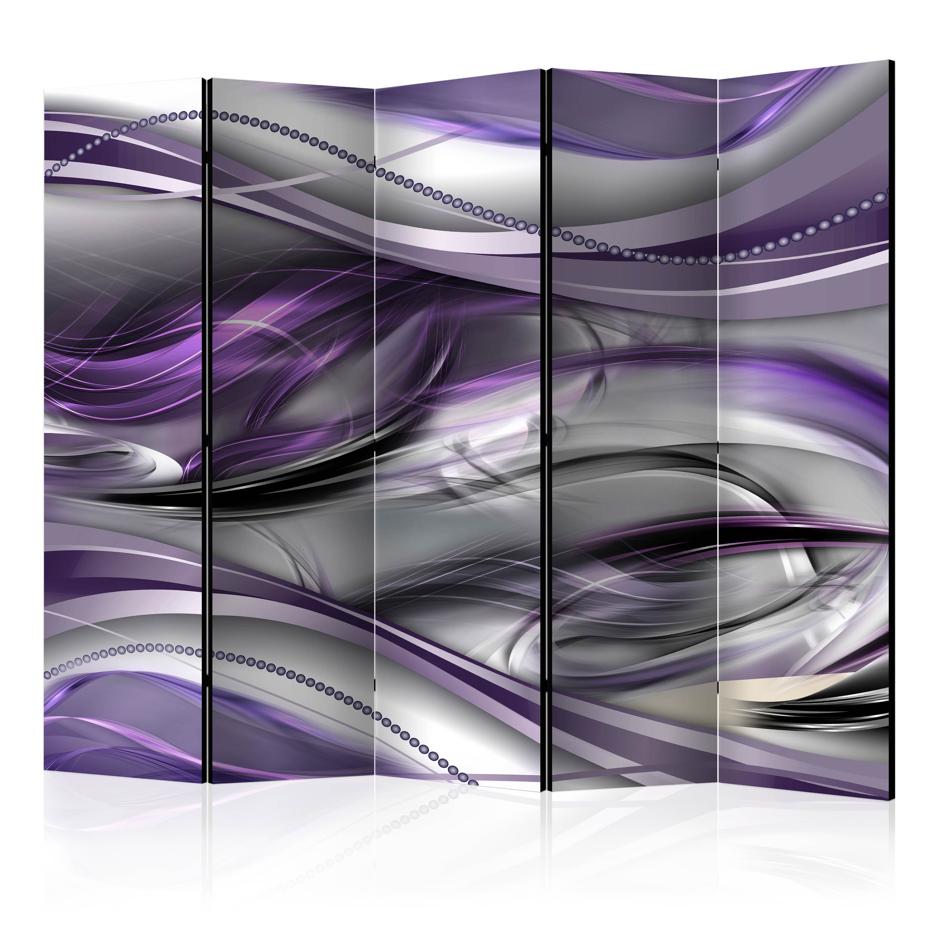 Room Divider - Tunnels (Violet) II [Room Dividers] - 225x172