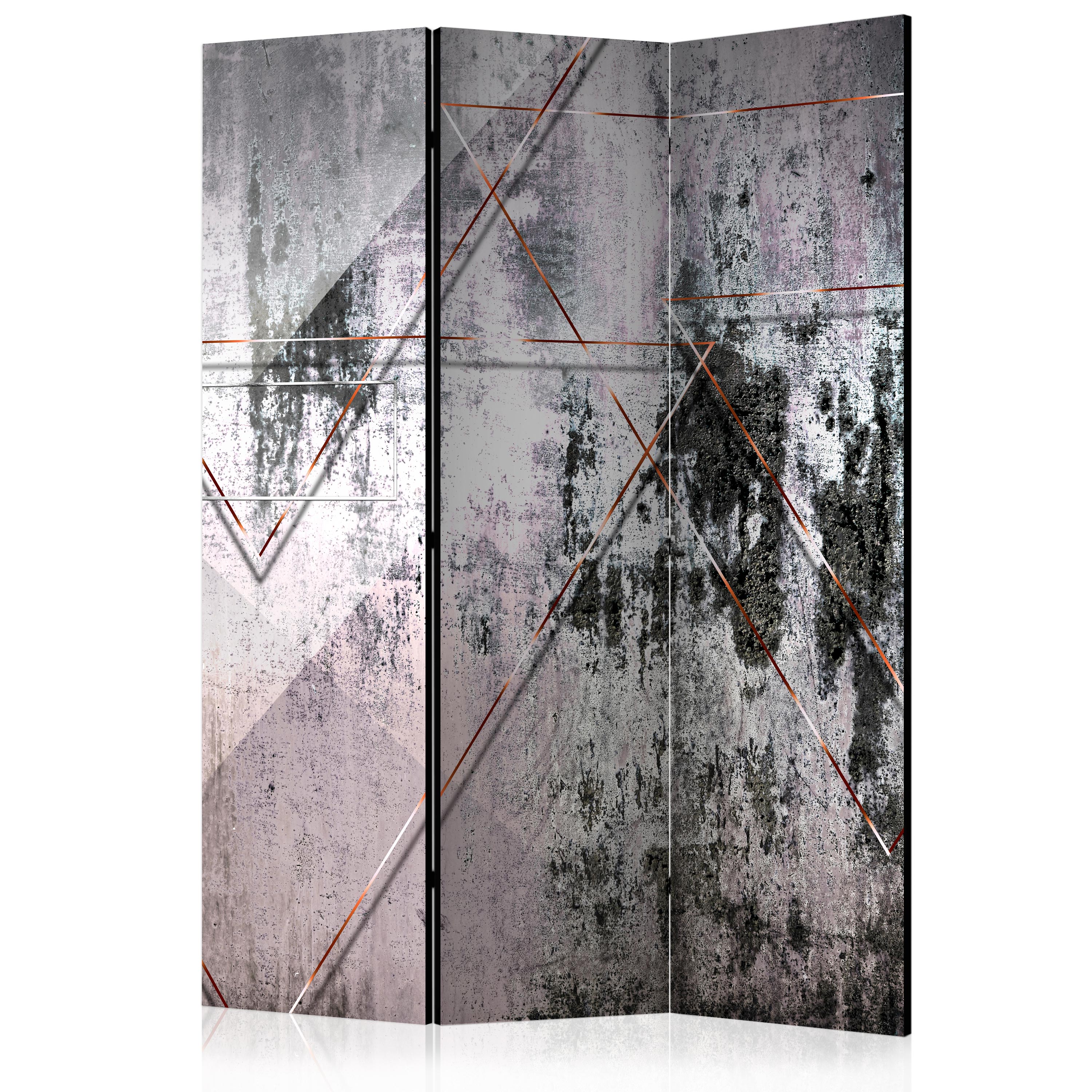 Room Divider - Geometric Wall [Room Dividers] - 135x172