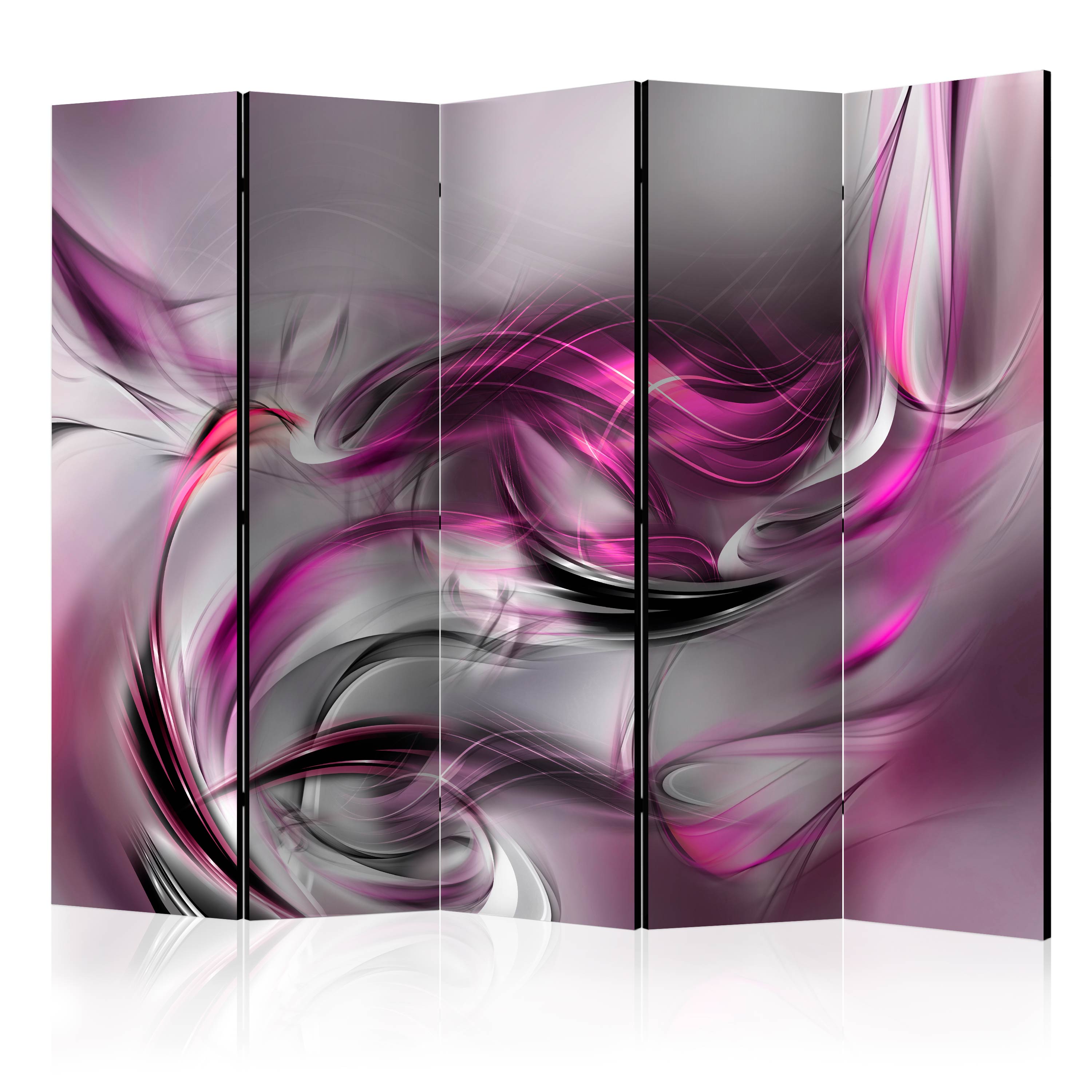 Room Divider - Pink Swirls II II [Room Dividers] - 225x172