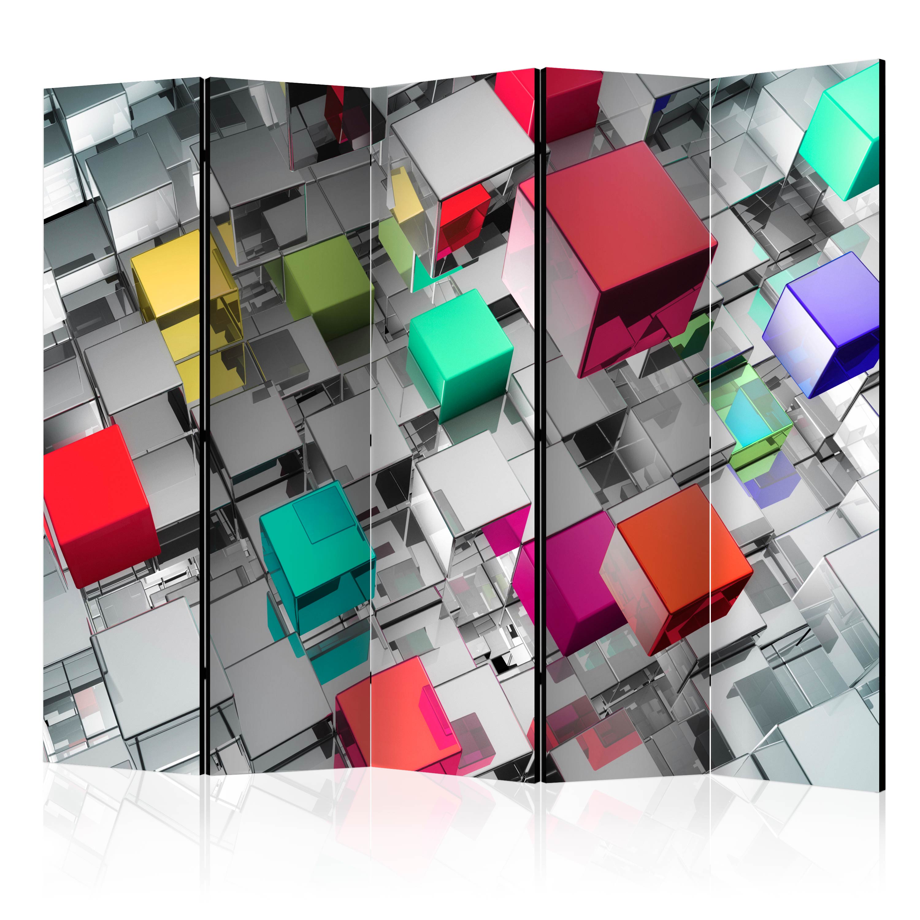 Room Divider - Colours of Metal II [Room Dividers] - 225x172