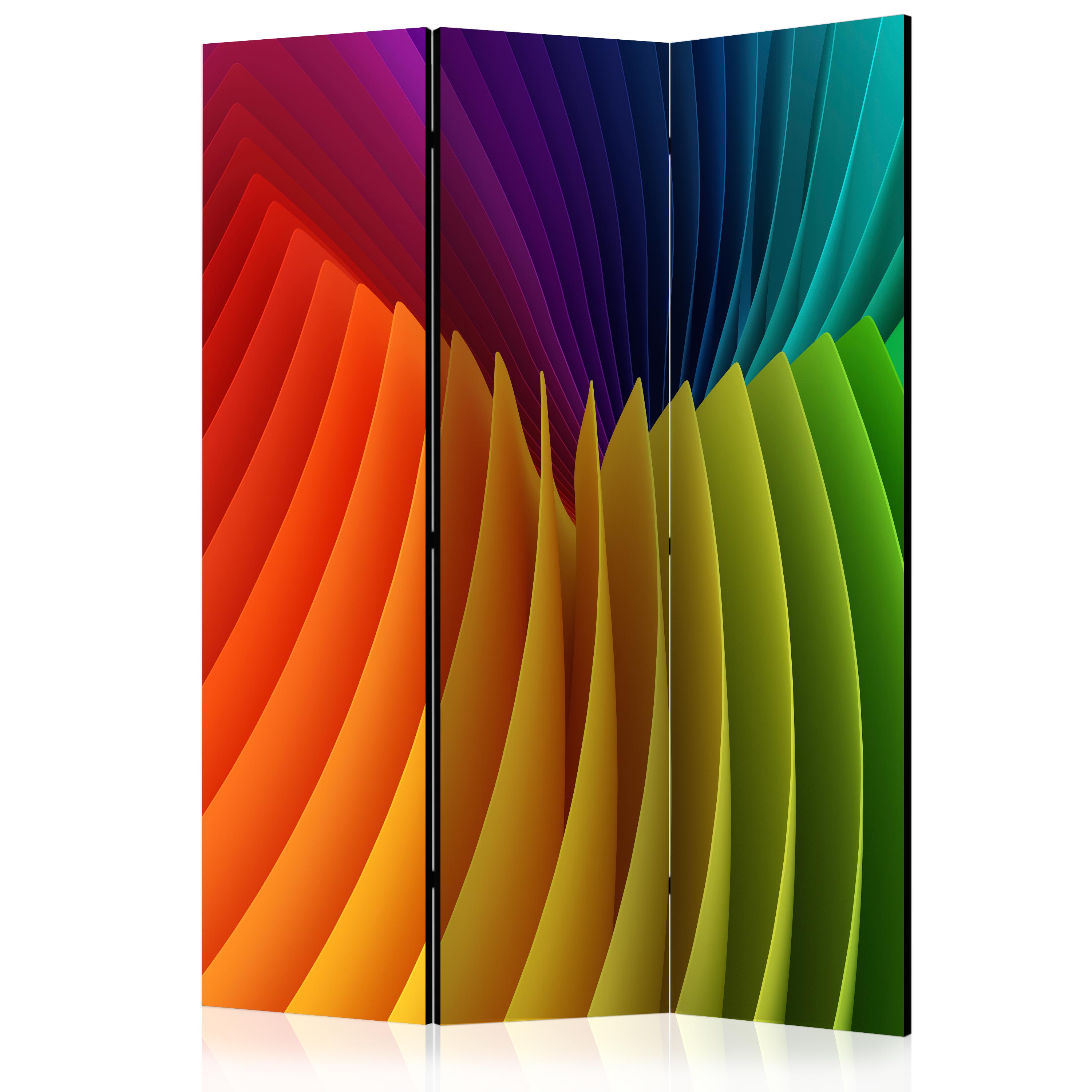 Room Divider - Rainbow Wave [Room Dividers] - 135x172