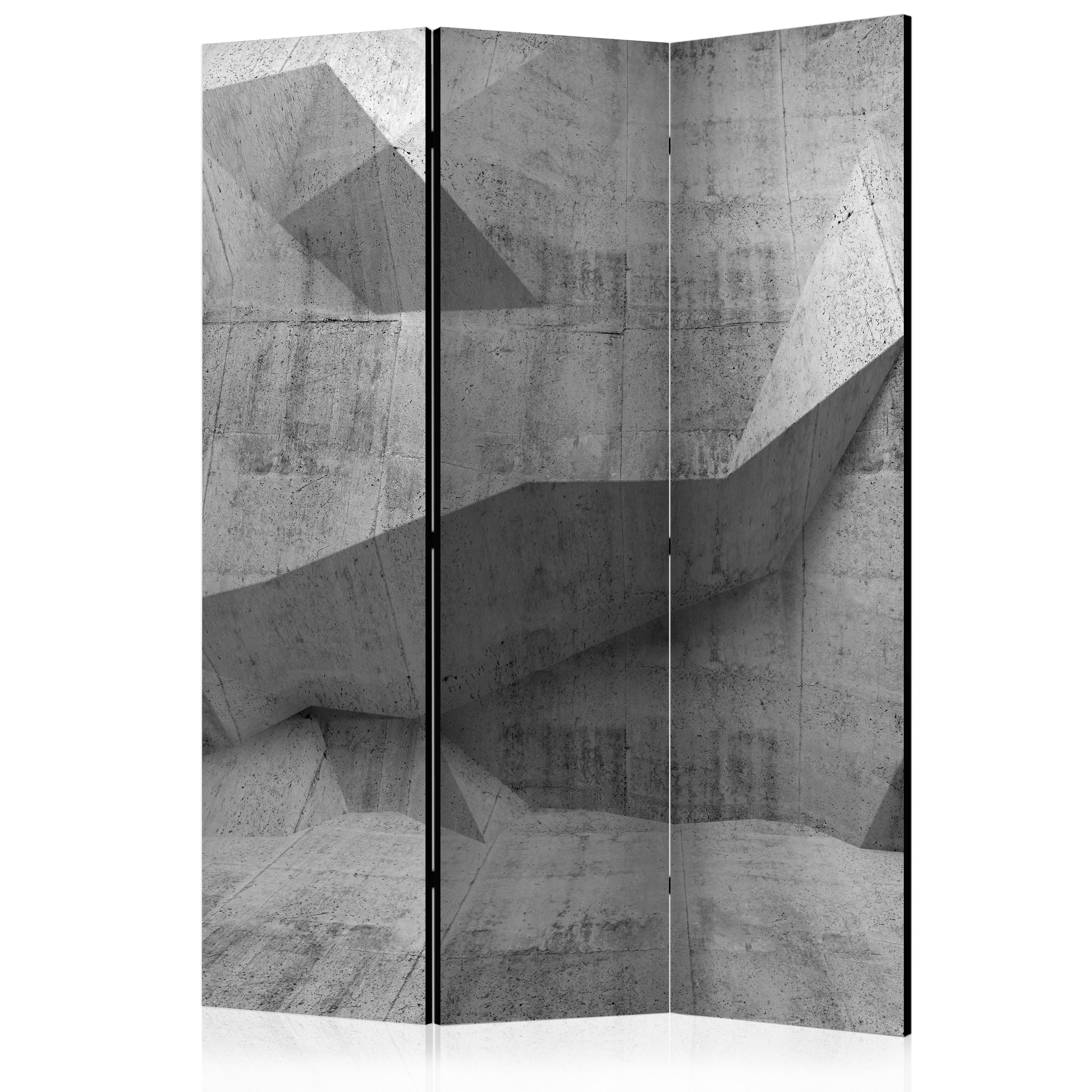Room Divider - Concrete Geometry [Room Dividers] - 135x172