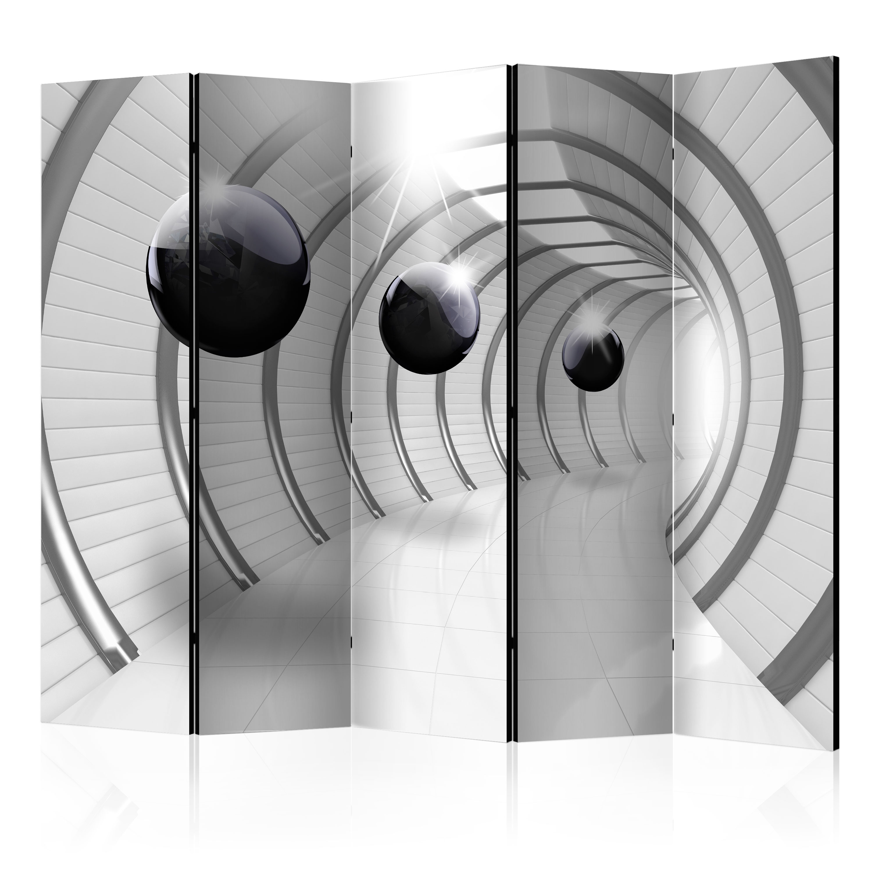 Room Divider - Futuristic Tunnel II [Room Dividers] - 225x172