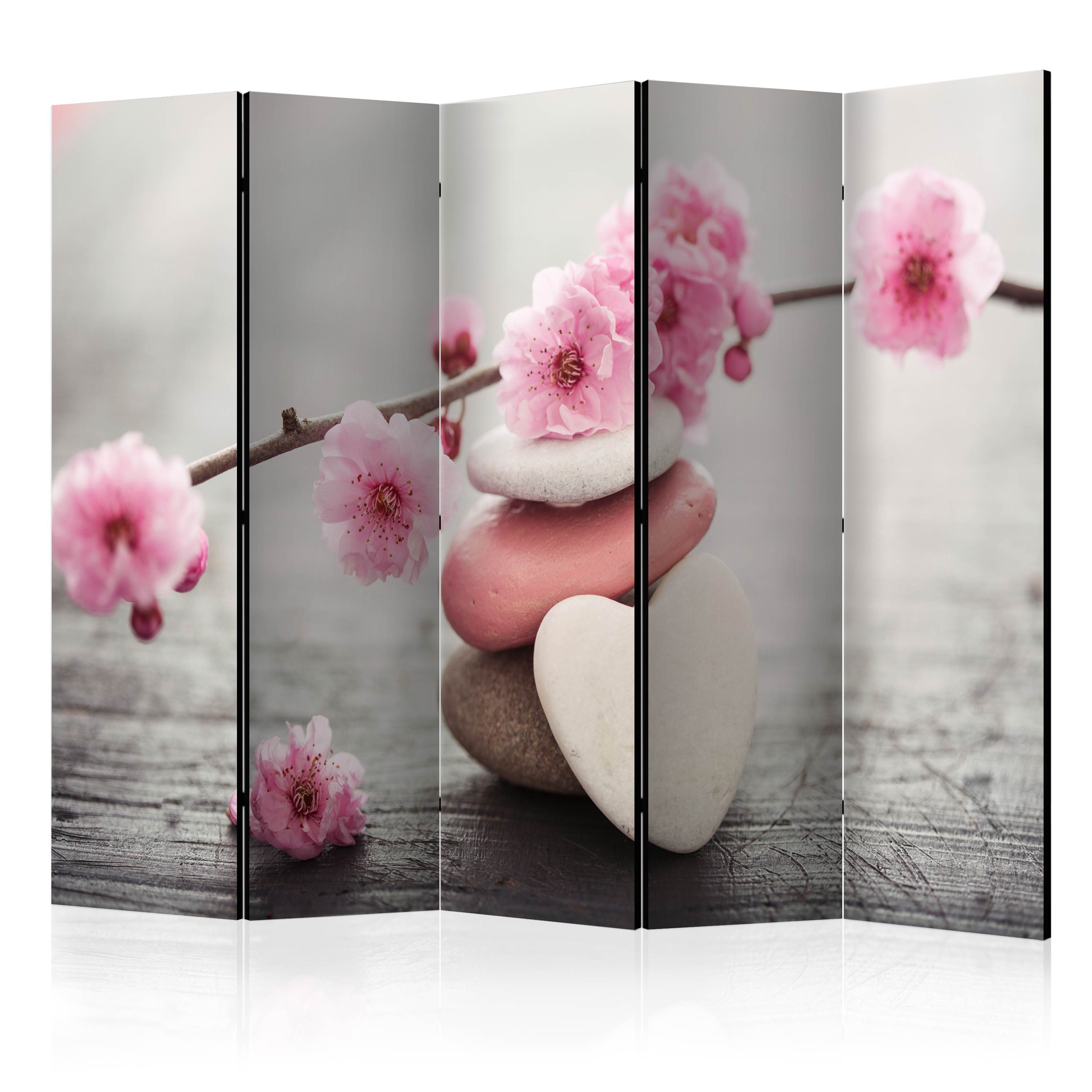 Room Divider - Zen Flowers II [Room Dividers] - 225x172