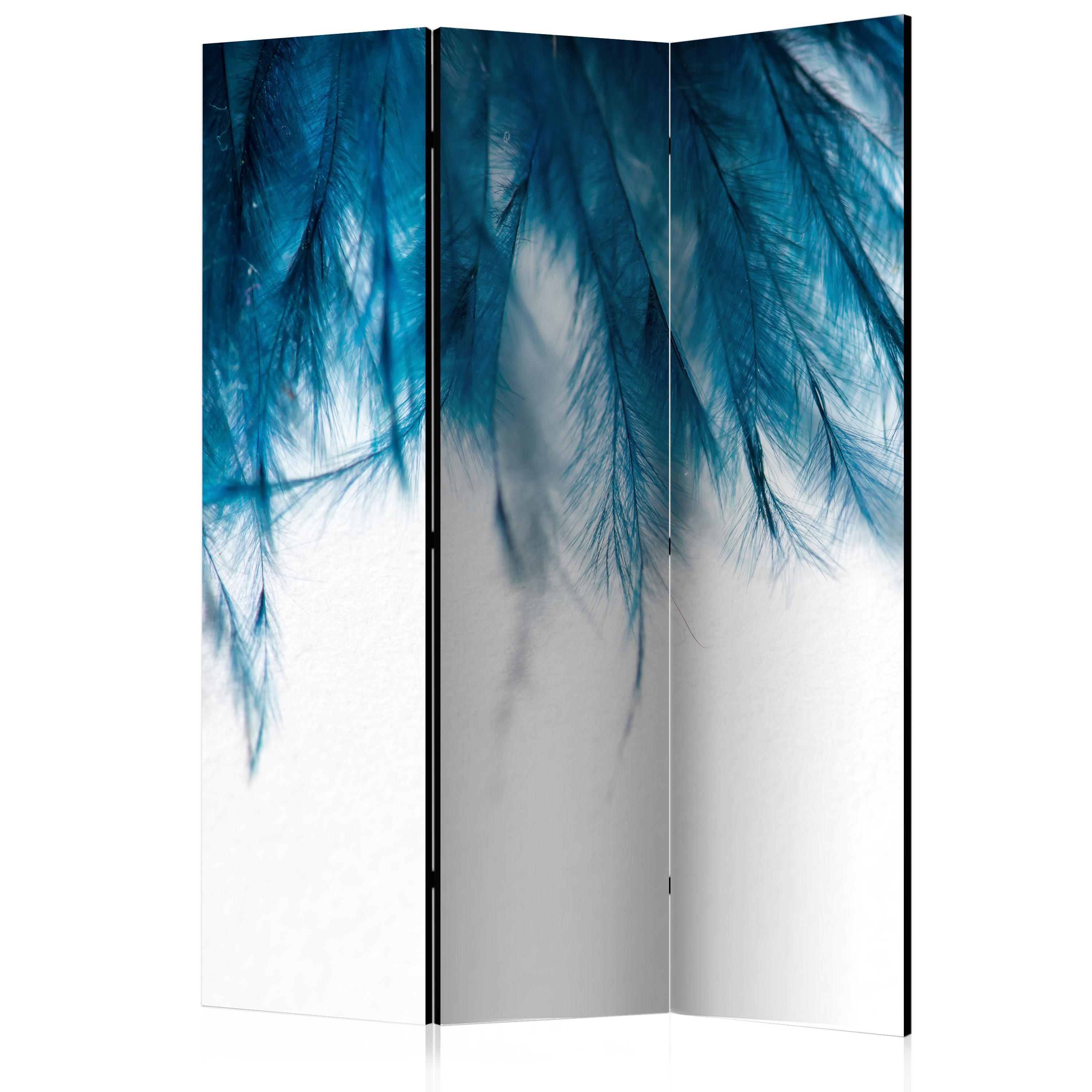 Room Divider - Sapphire Feathers [Room Dividers] - 135x172