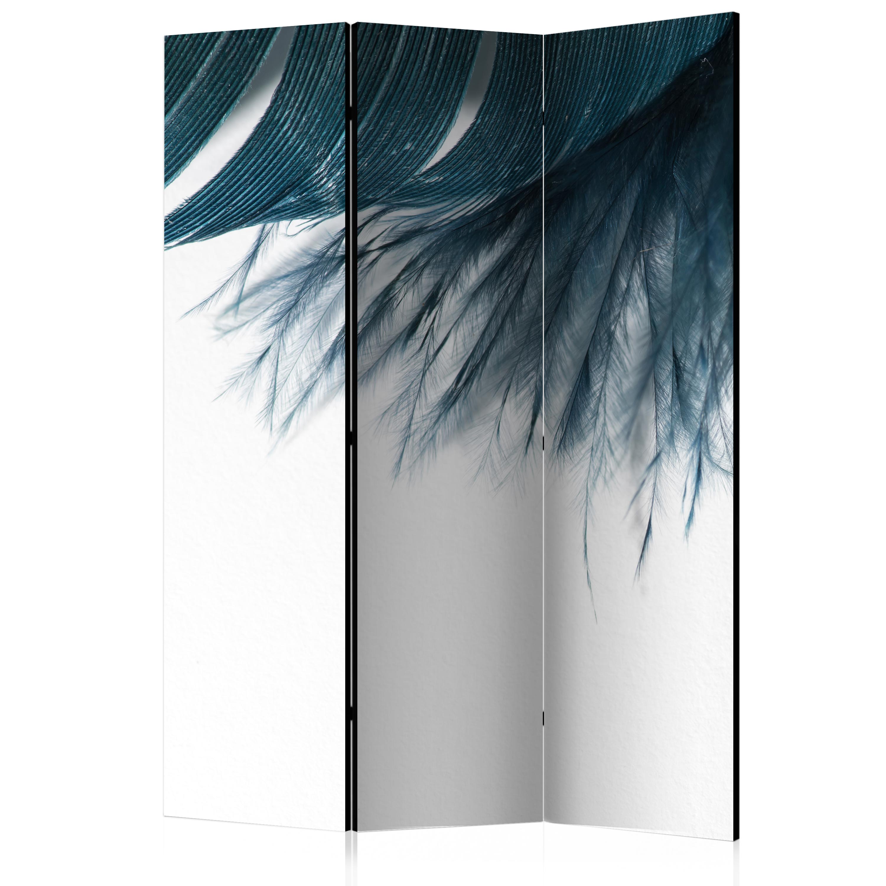 Room Divider - Dark Blue Feather [Room Dividers] - 135x172