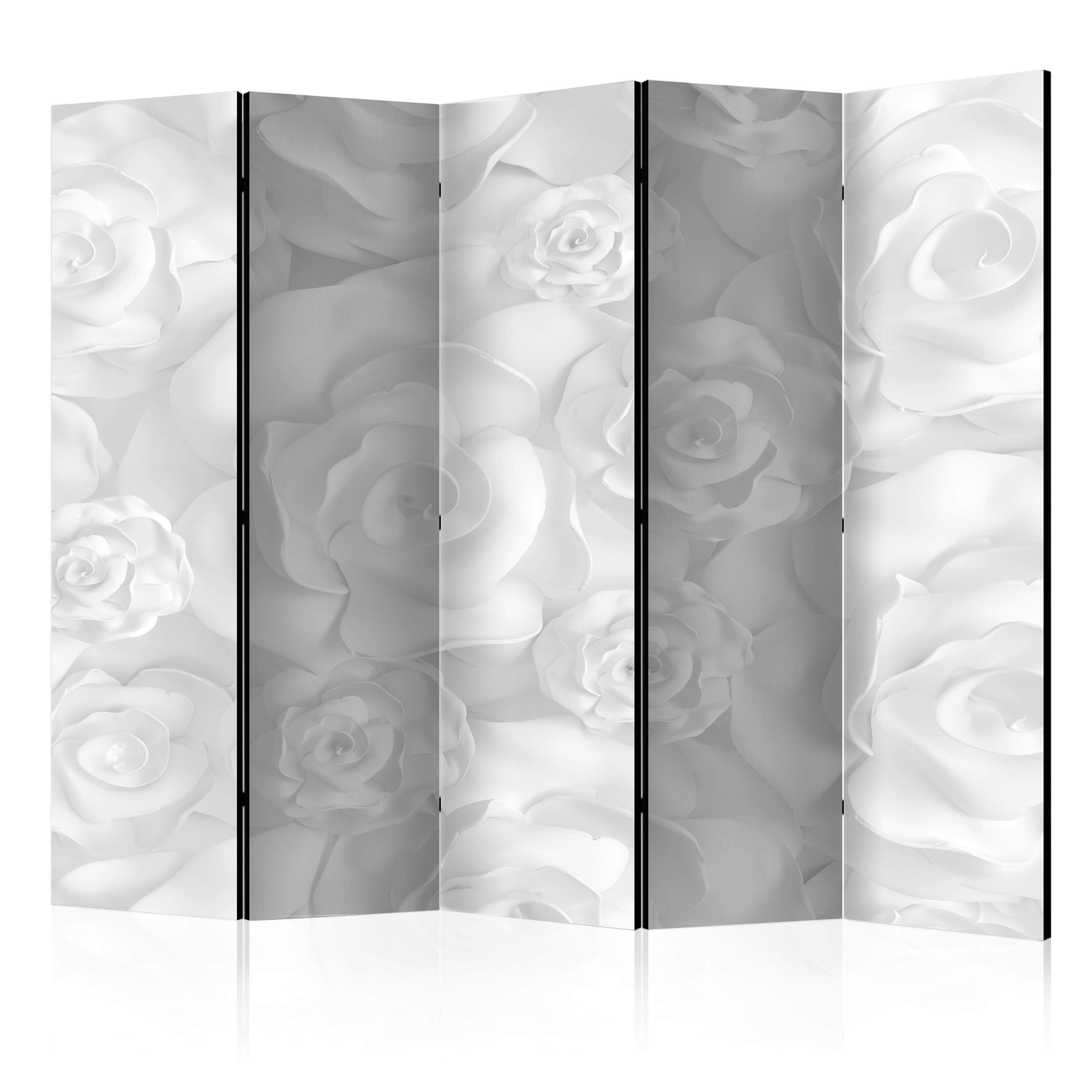 Room Divider - Plaster Flowers II [Room Dividers] - 225x172