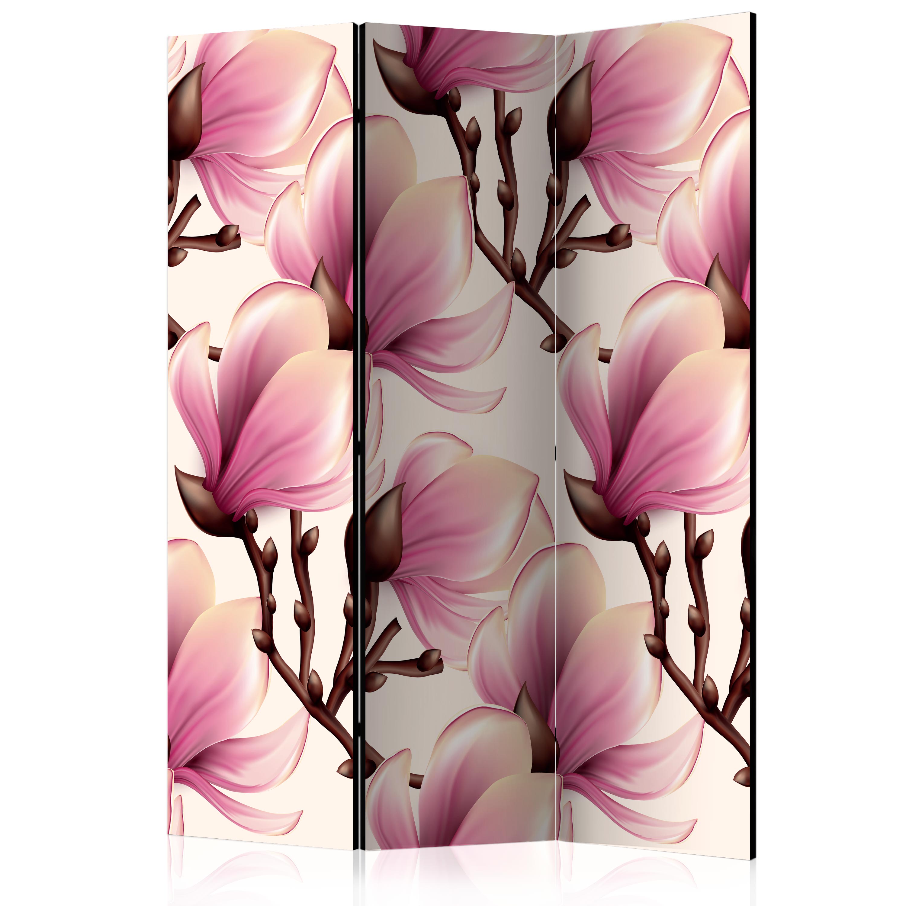 Room Divider - Blooming Magnolias [Room Dividers] - 135x172