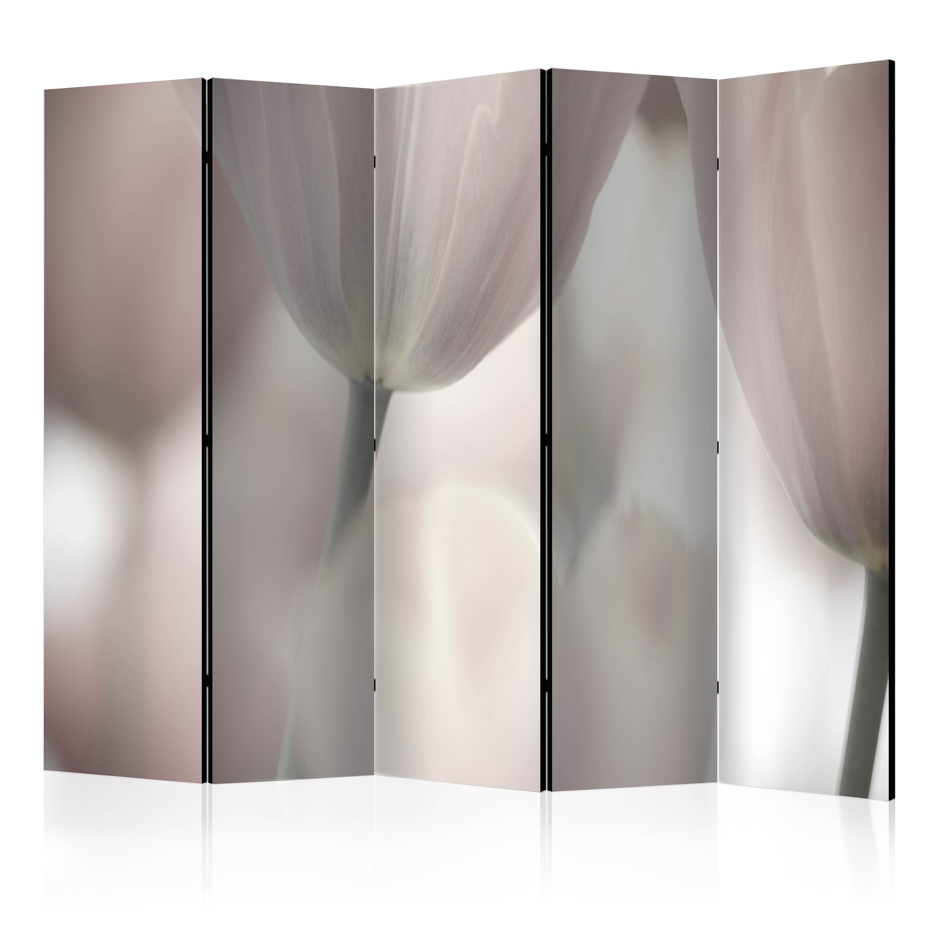 Room Divider - Tulips fine art - black and white II [Room Dividers] - 225x172