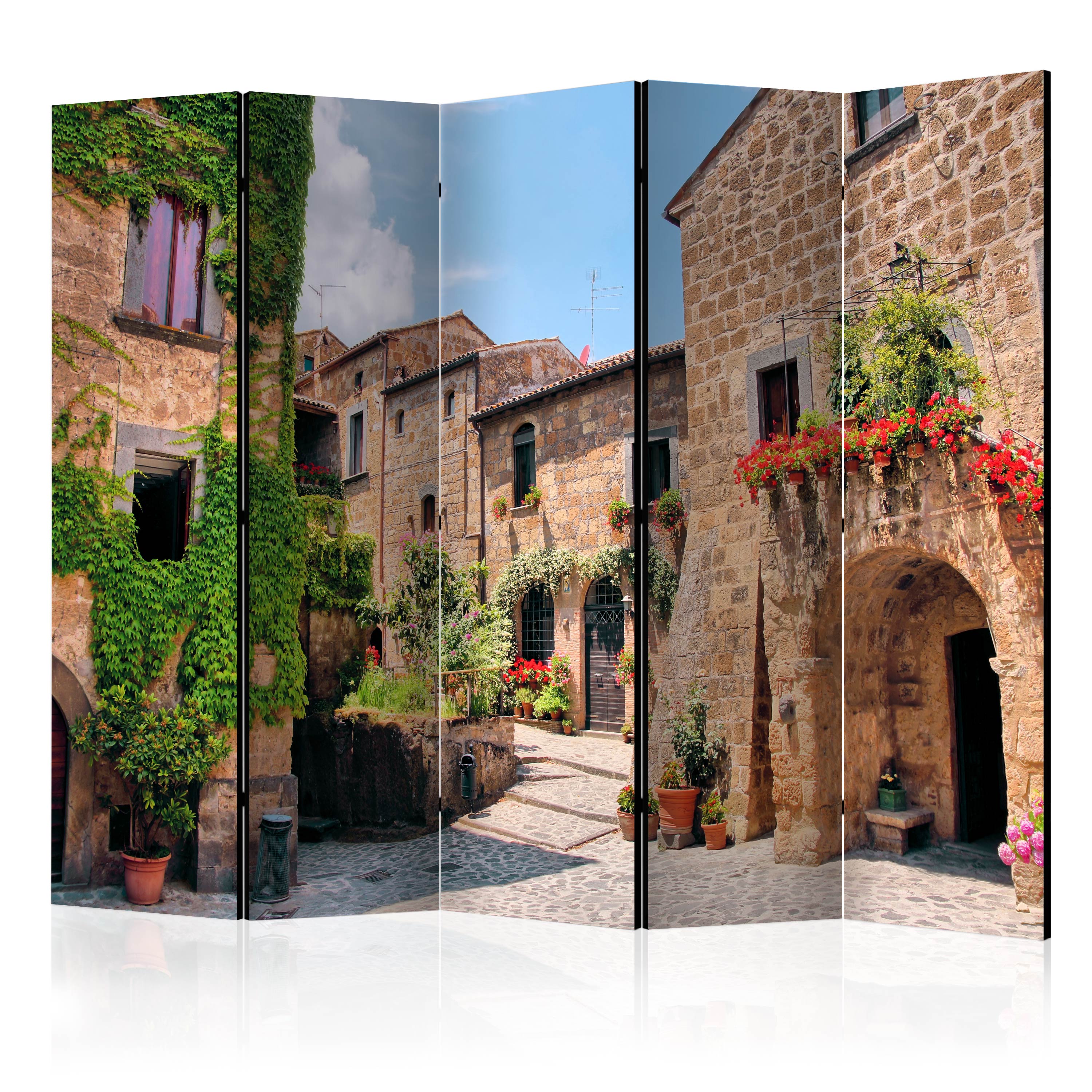 Room Divider - Tuscan alley II [Room Dividers] - 225x172