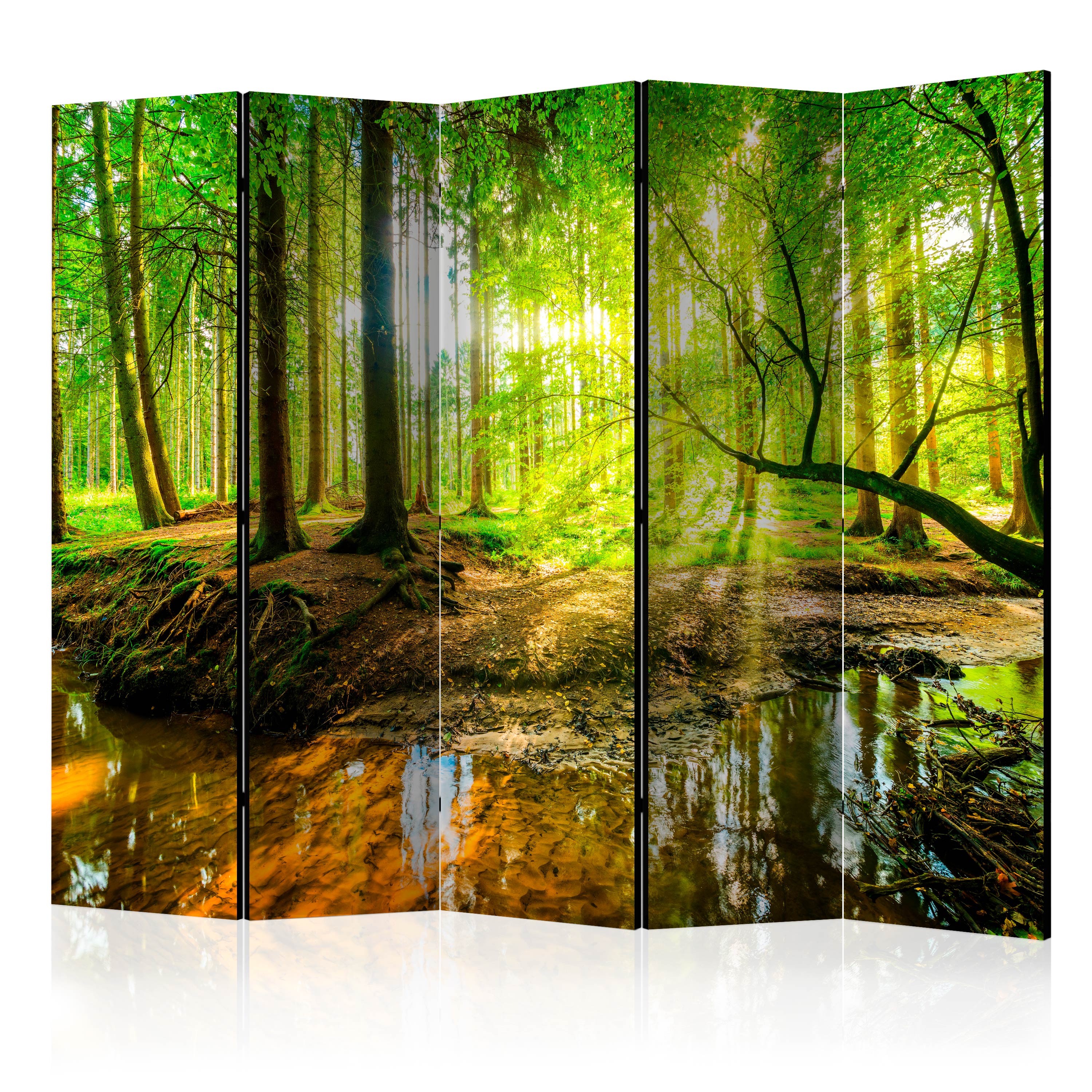 Room Divider - Forest Stream II [Room Dividers] - 225x172