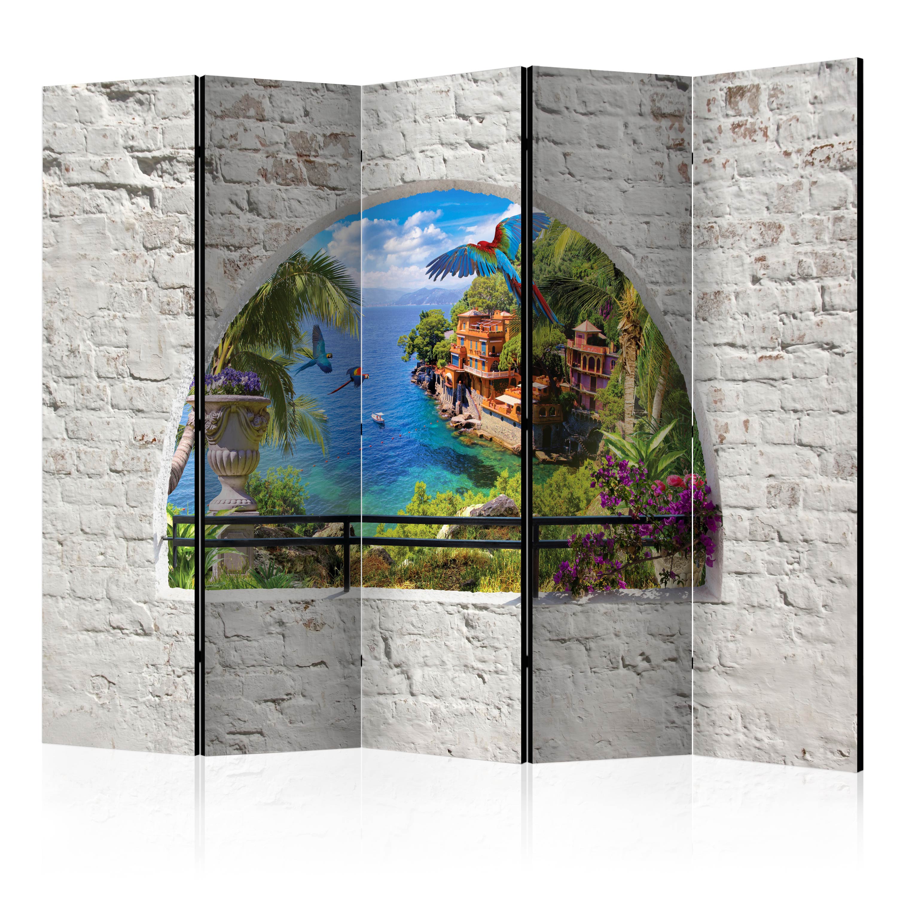 Room Divider - Window in Paradise II [Room Dividers] - 225x172