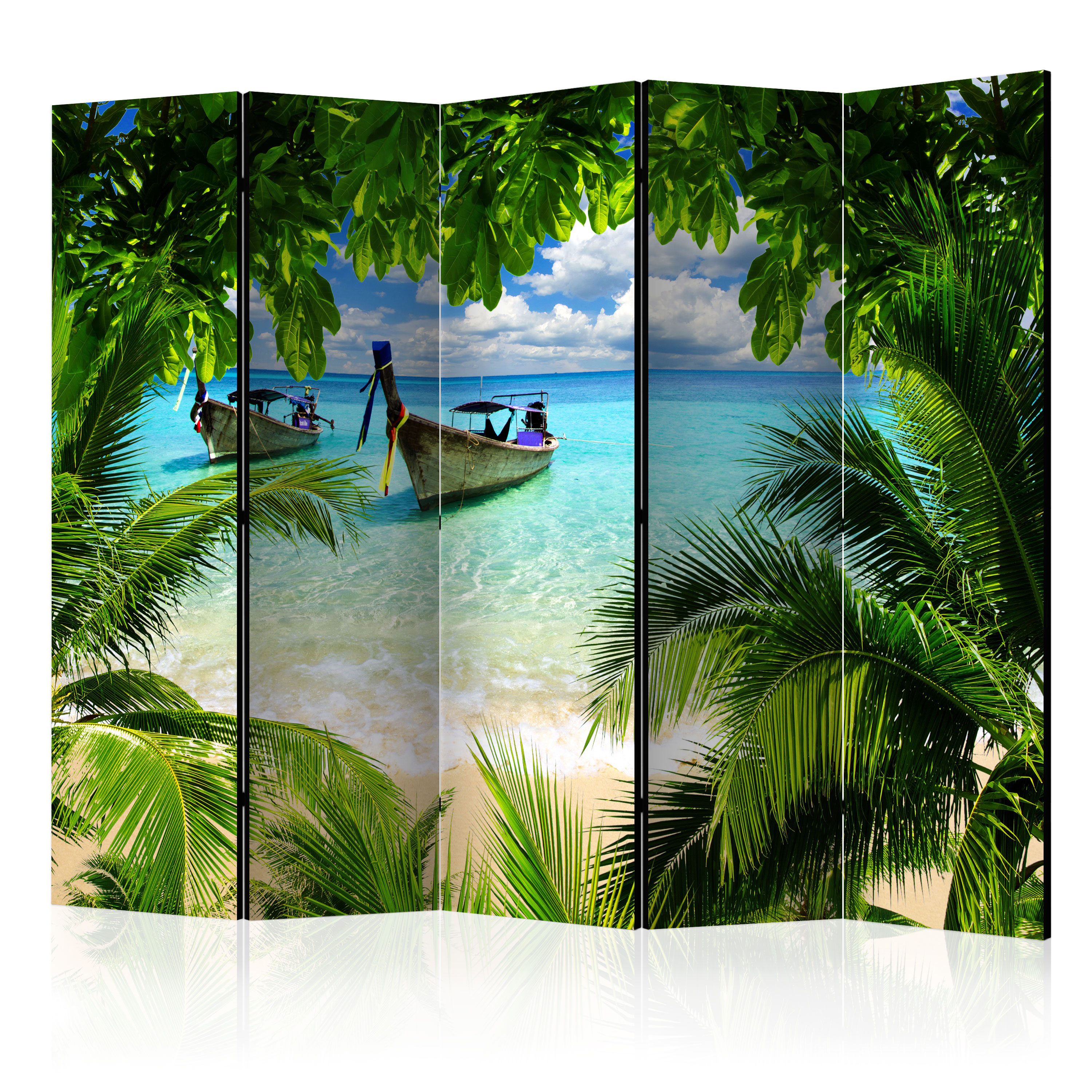Room Divider - Tropical Paradise II [Room Dividers] - 225x172