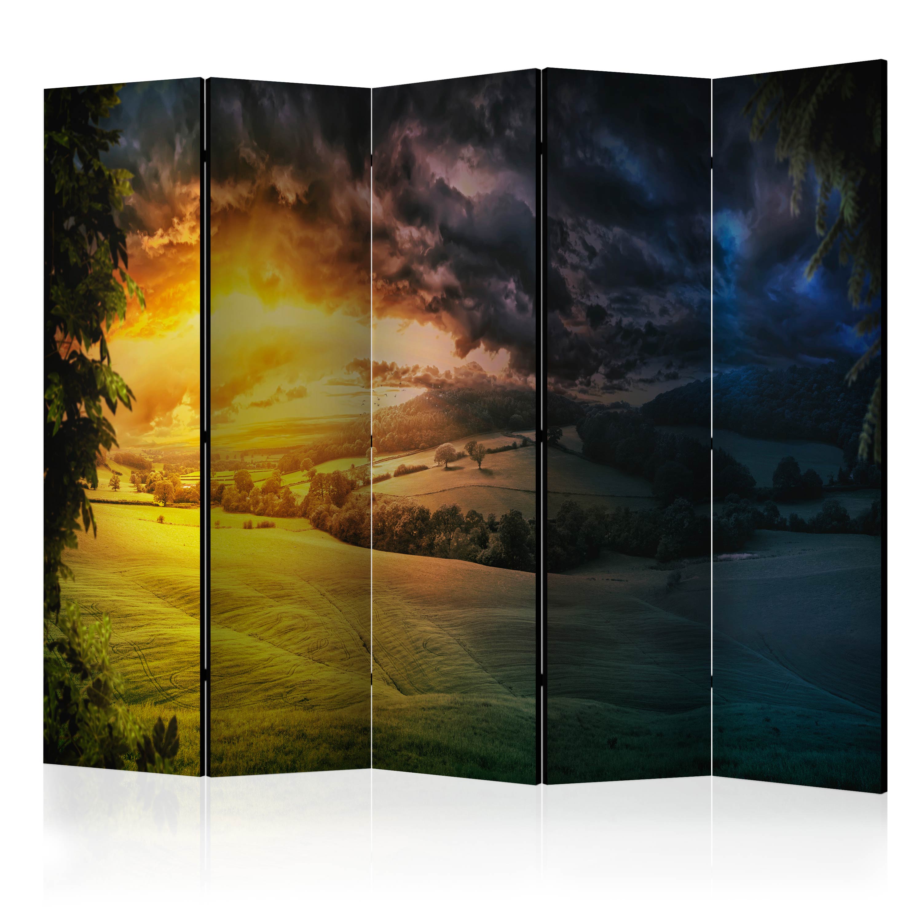Room Divider - Twilight over the Valley II [Room Dividers] - 225x172