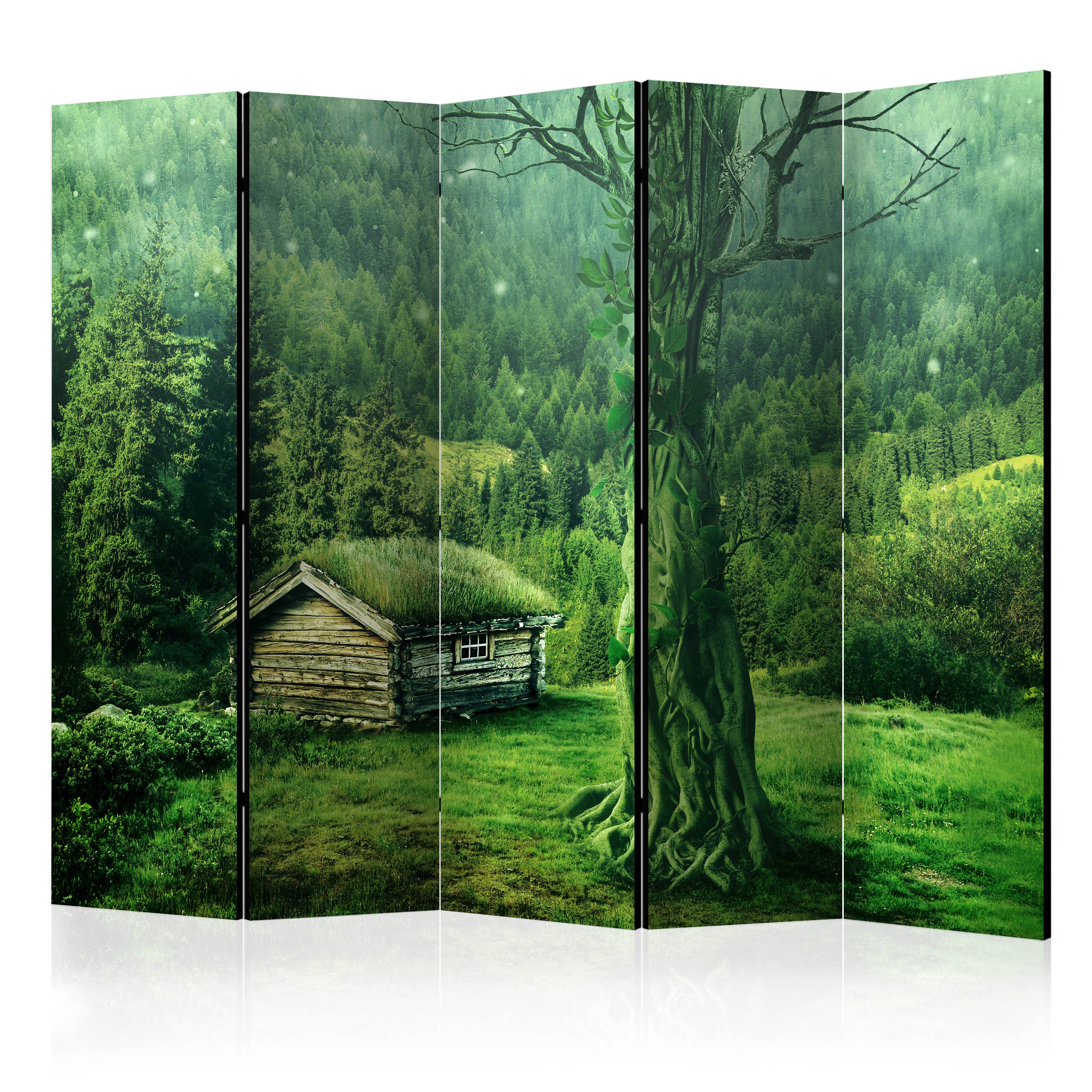 Room Divider - Green seclusion II [Room Dividers] - 225x172