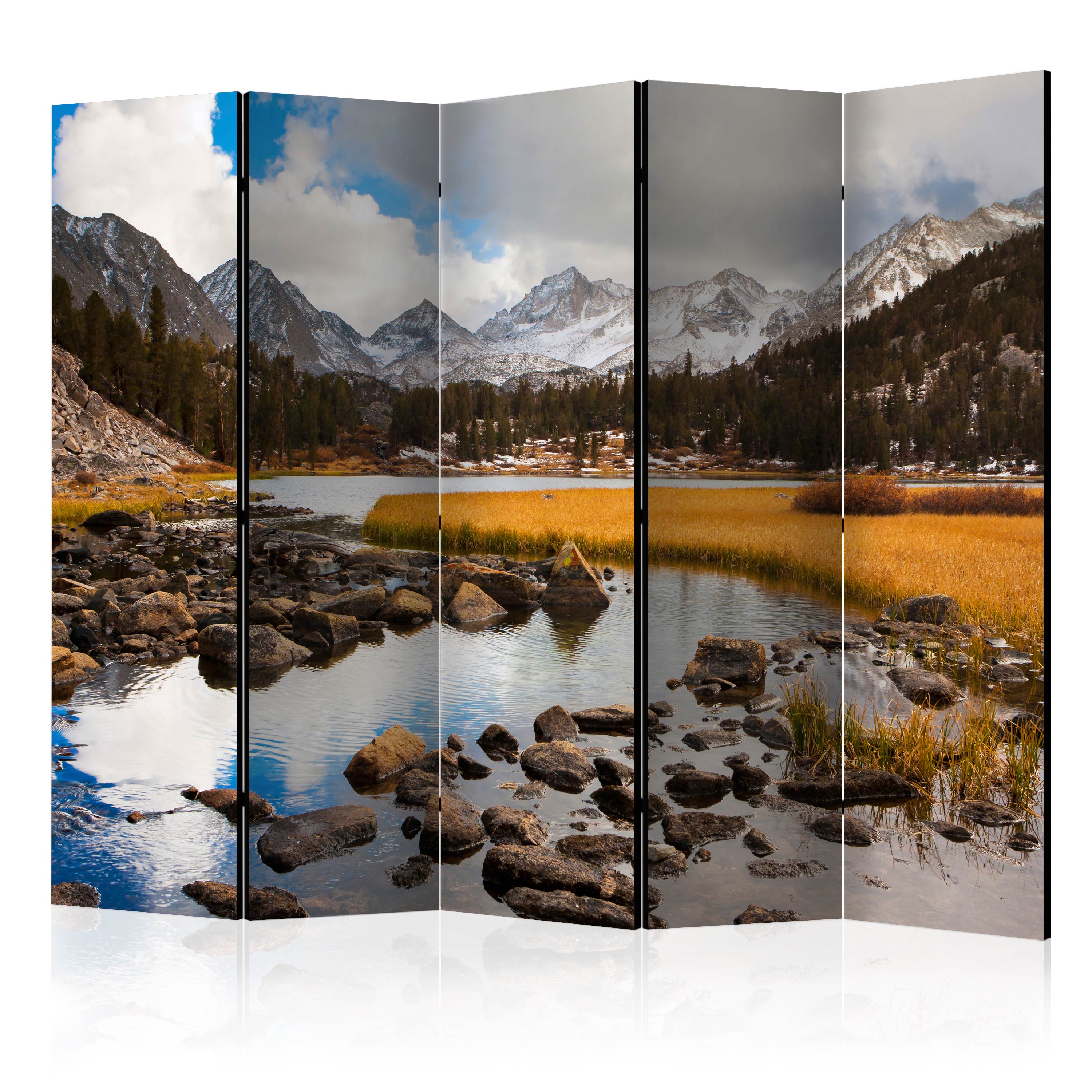 Room Divider - Mountain stream II [Room Dividers] - 225x172