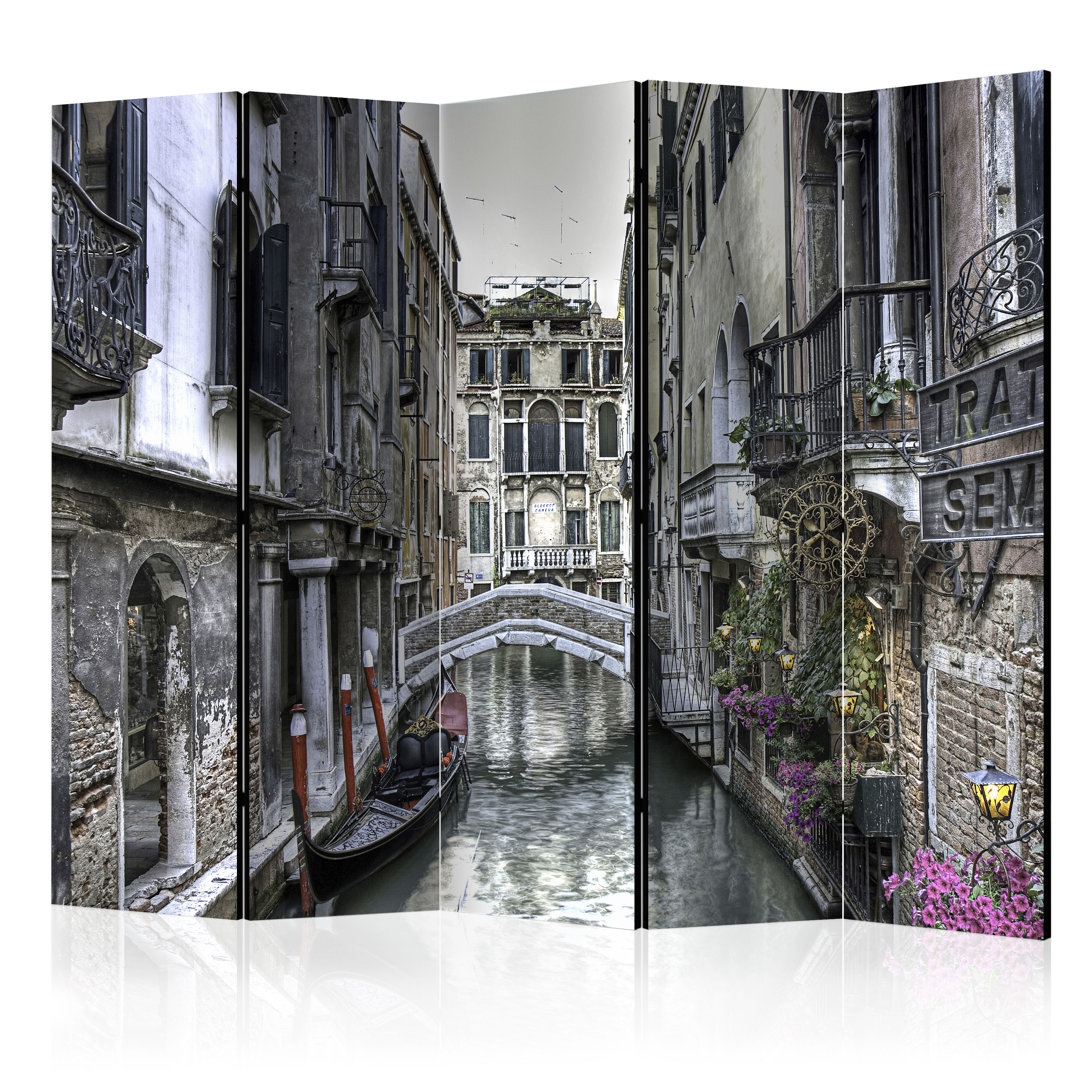 Room Divider - Romantic Venice II [Room Dividers] - 225x172