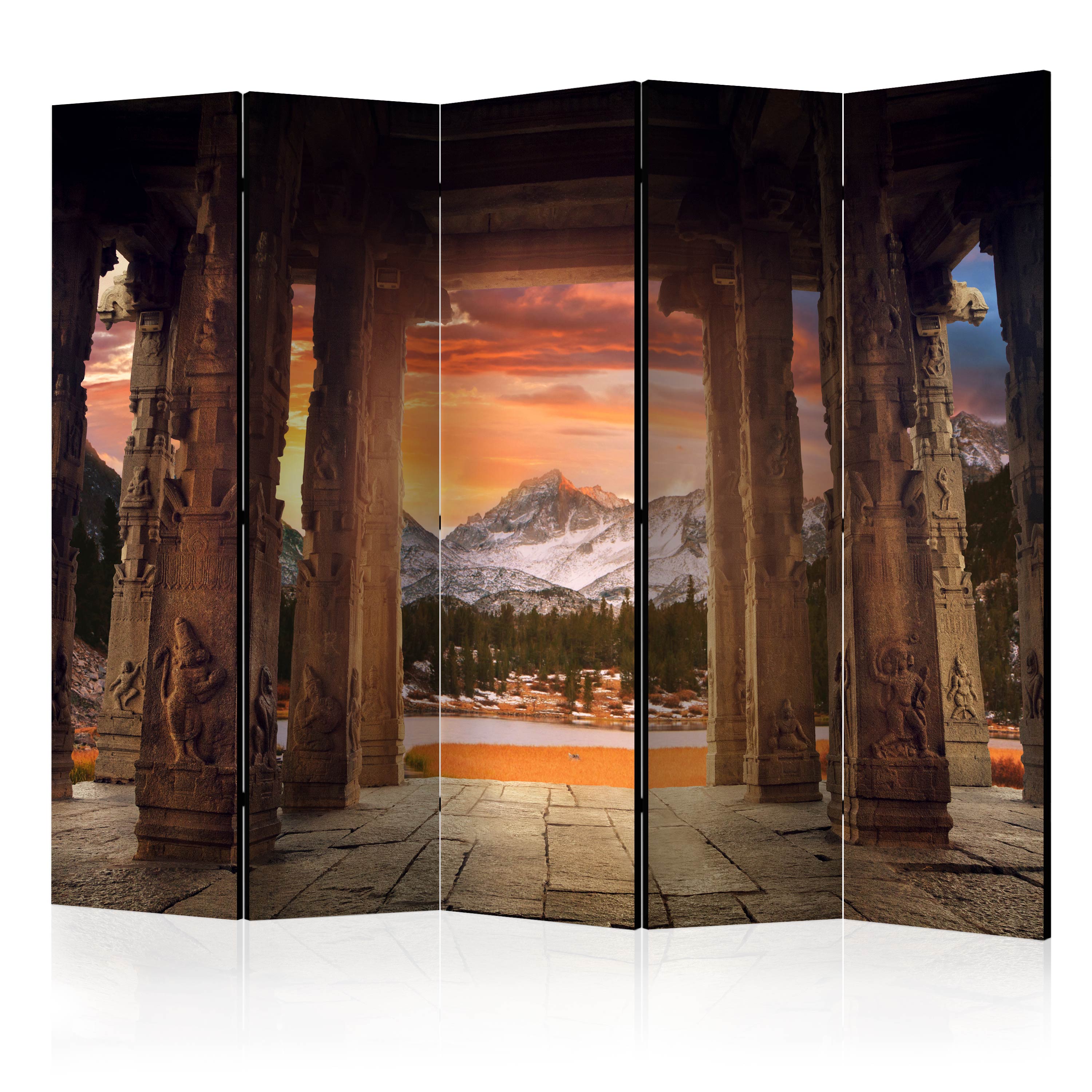 Room Divider - Trail of Rocky Temples II [Room Dividers] - 225x172