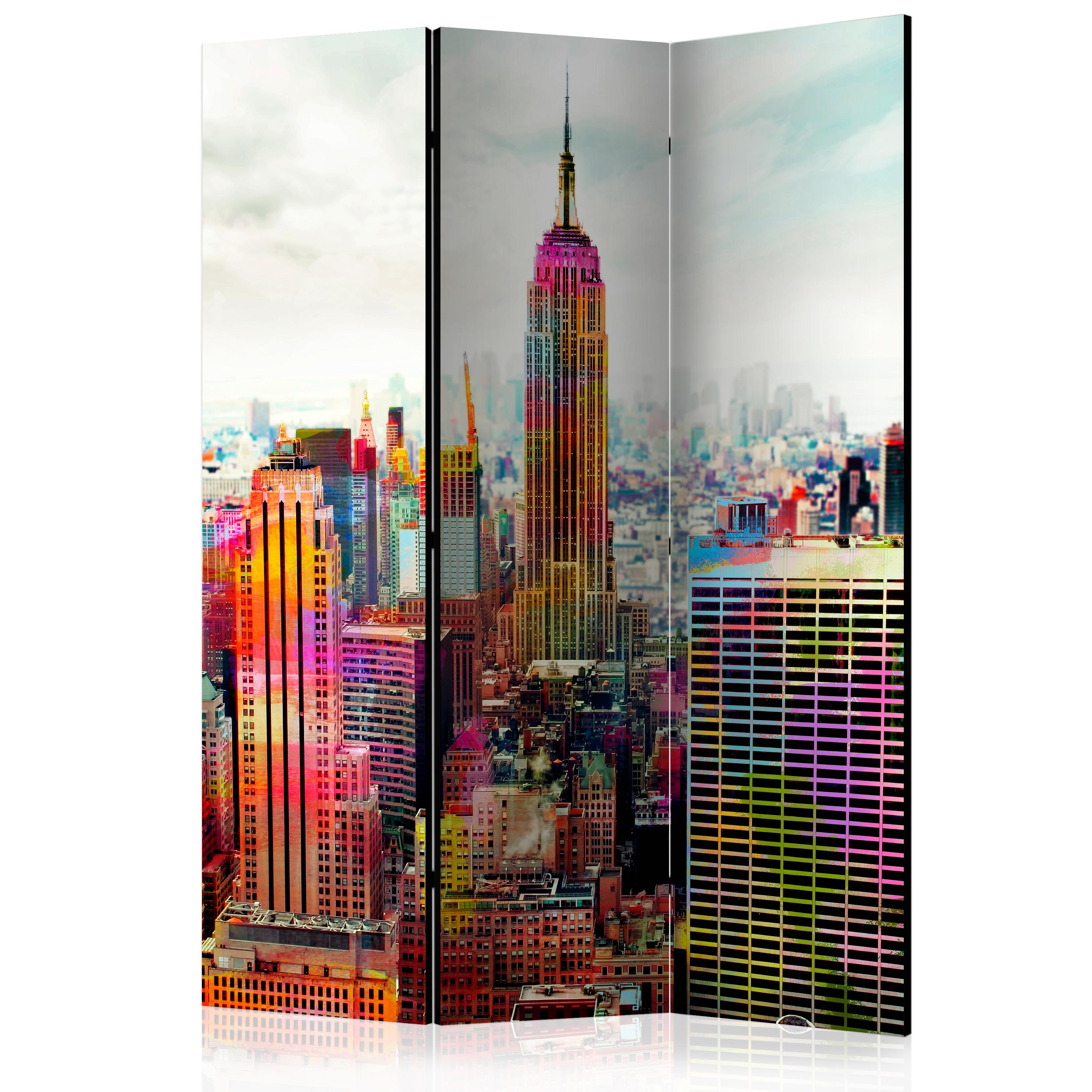 Room Divider - Colors of New York City [Room Dividers] - 135x172