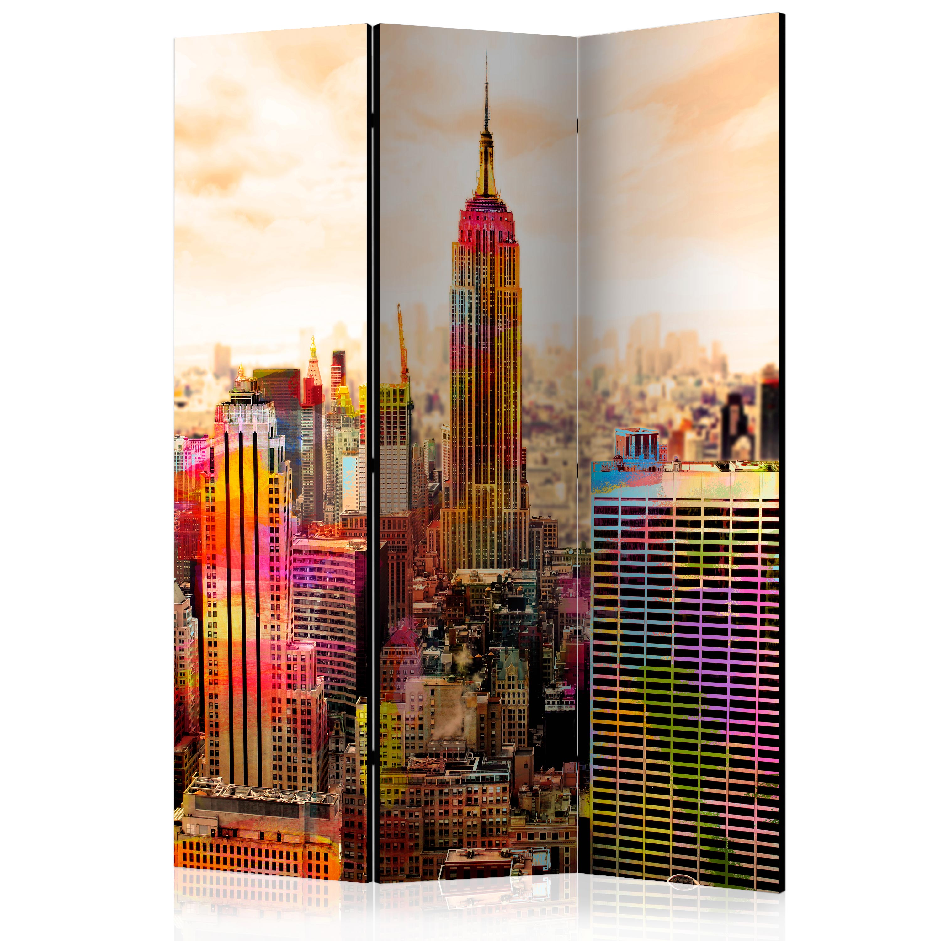 Room Divider - Colors of New York City III [Room Dividers] - 135x172