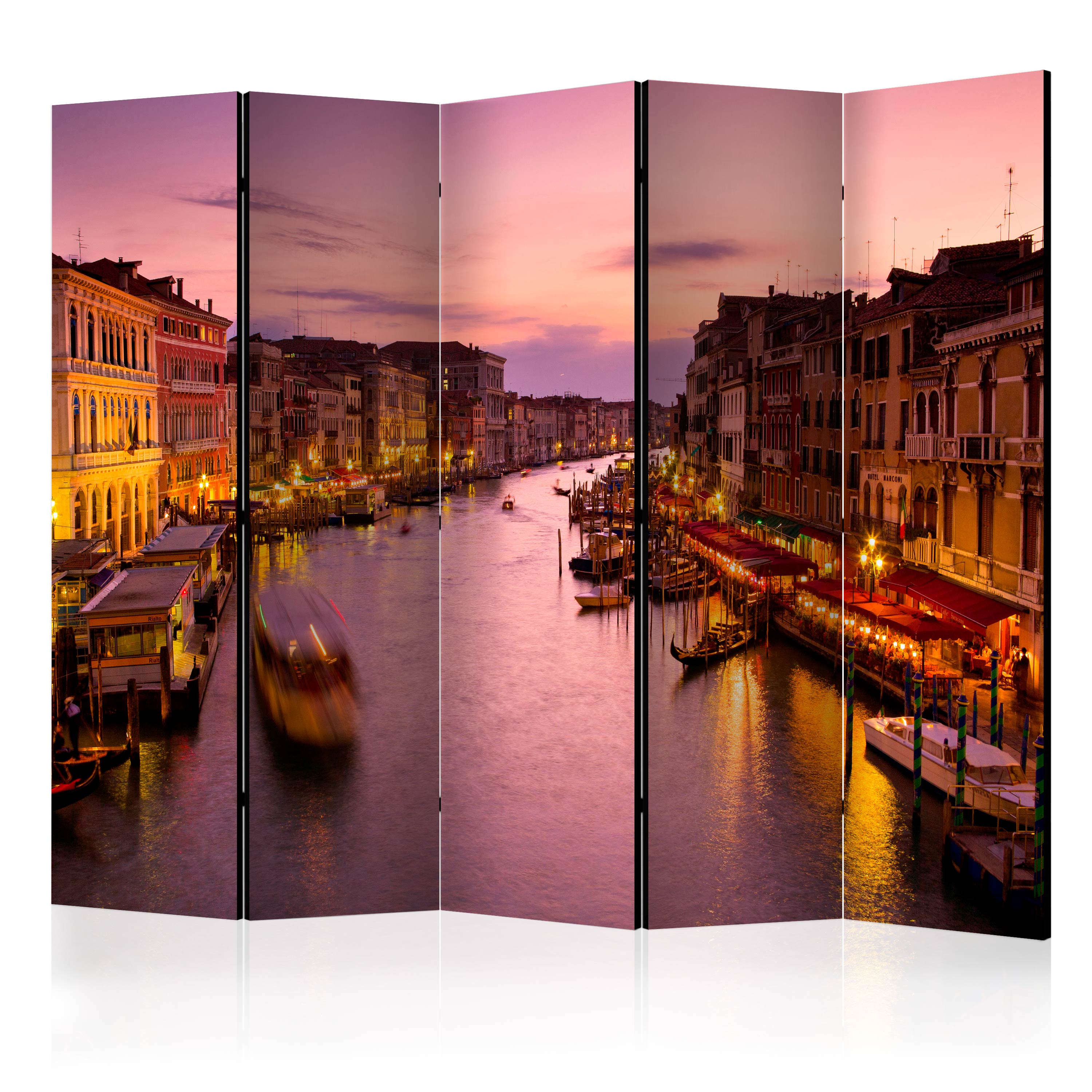 Room Divider - City of lovers, Venice by night II [Room Dividers] - 225x172