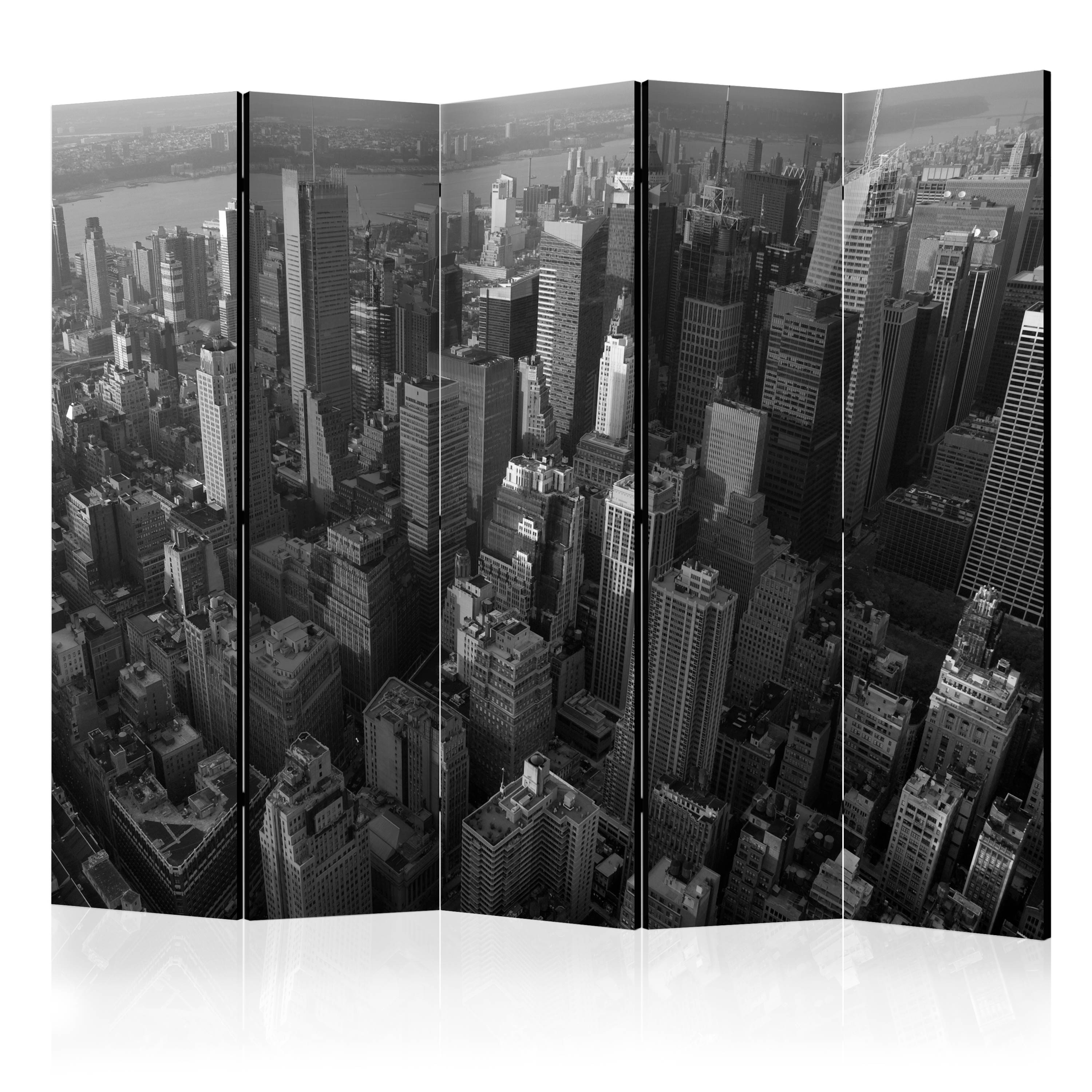 Room Divider - New York: skyscrapers (bird's eye view) II [Room Dividers] - 225x172