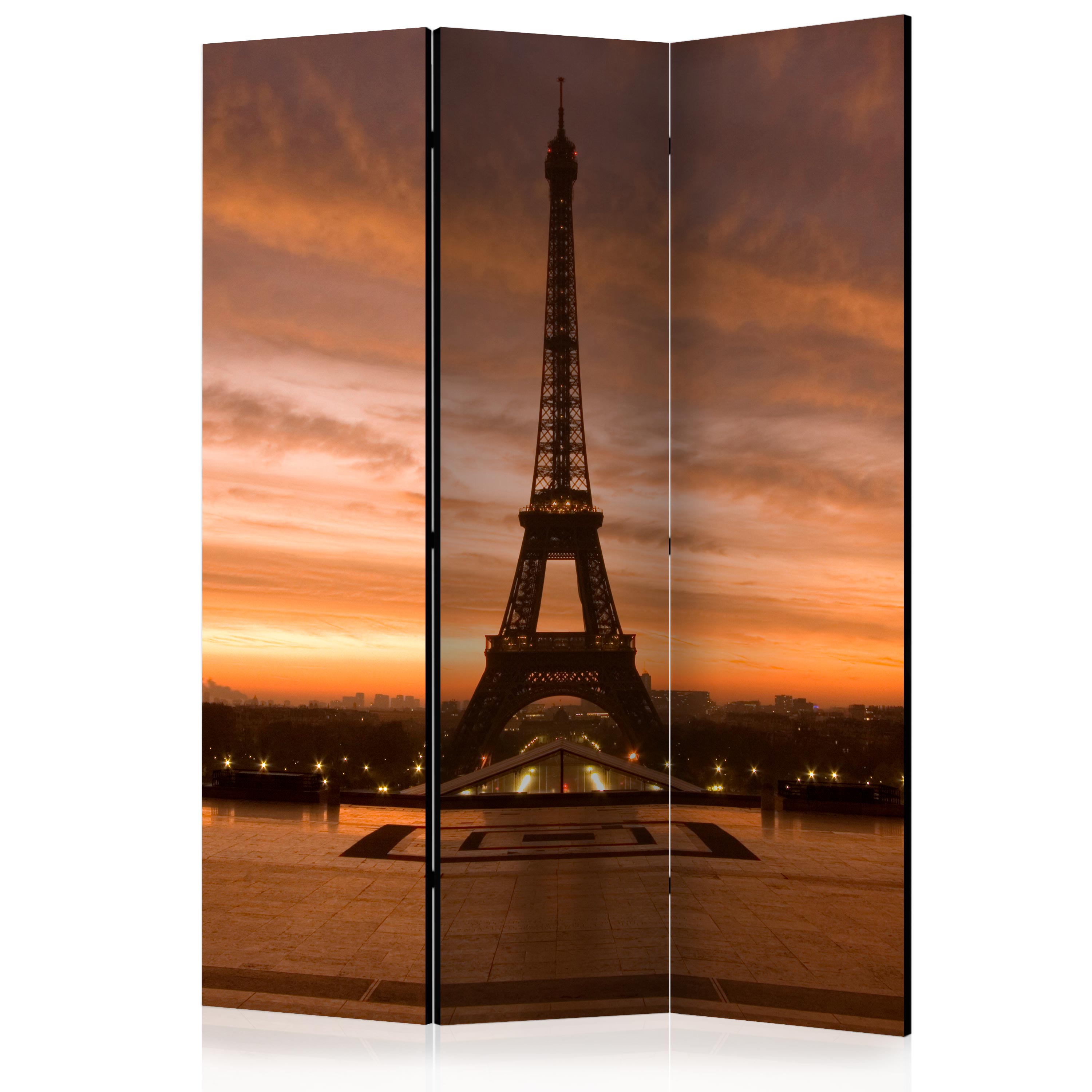 Room Divider - Eiffel tower at dawn [Room Dividers] - 135x172
