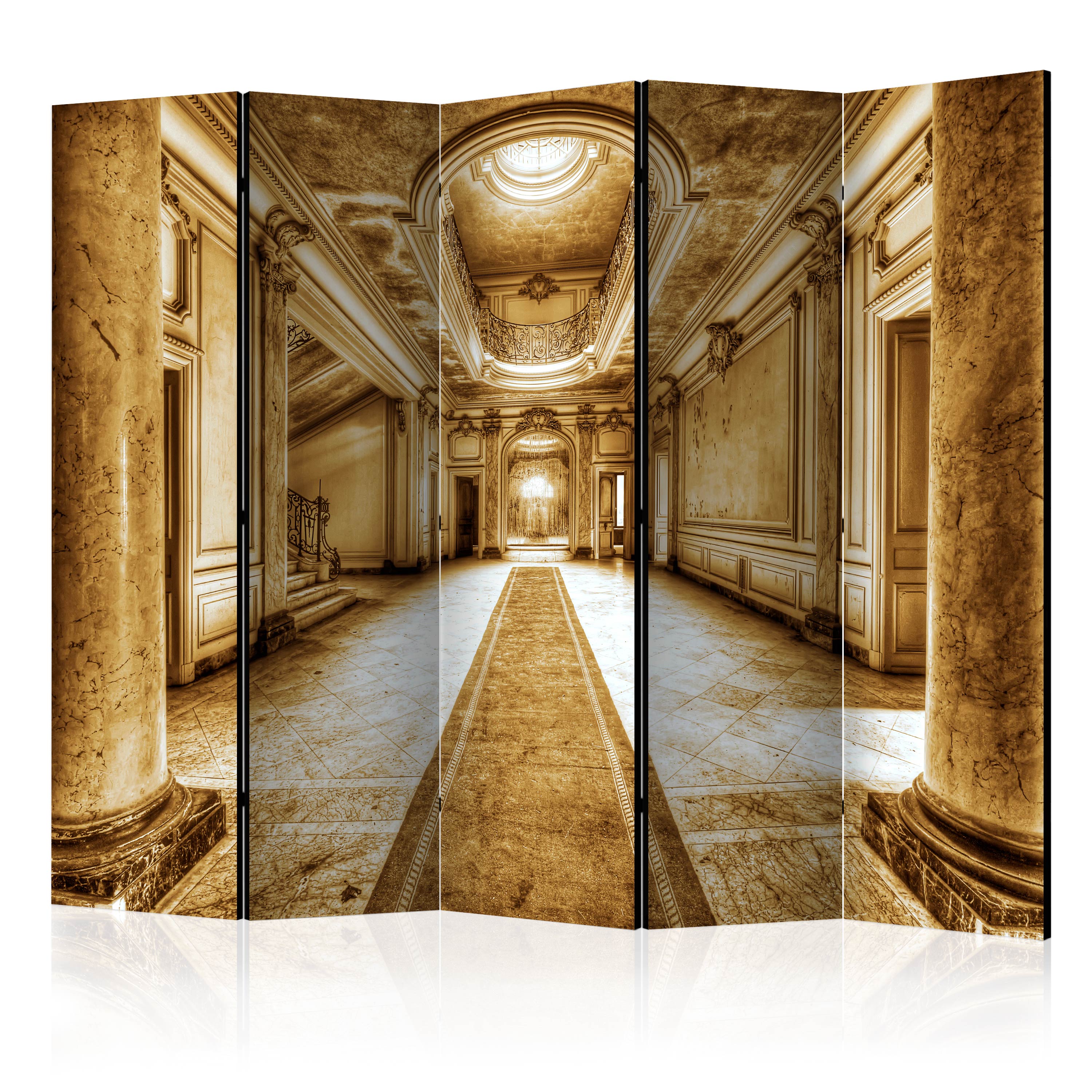 Room Divider - Mystery marble - sepia II [Room Dividers] - 225x172