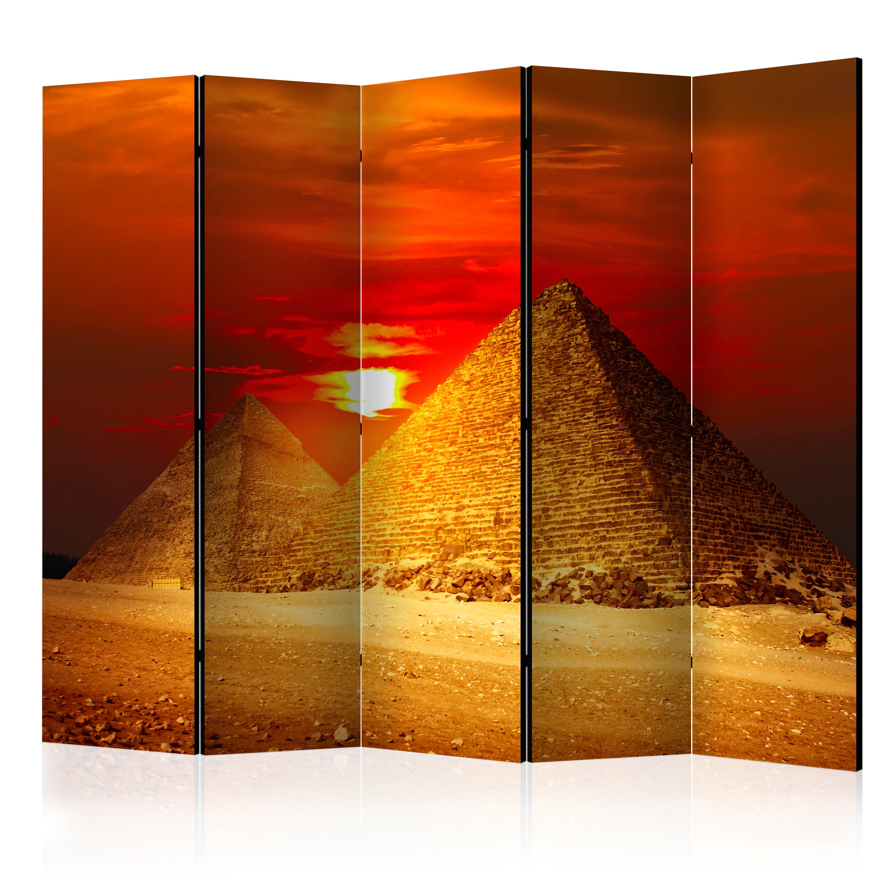 Room Divider - The Giza Necropolis - sunset II [Room Dividers] - 225x172
