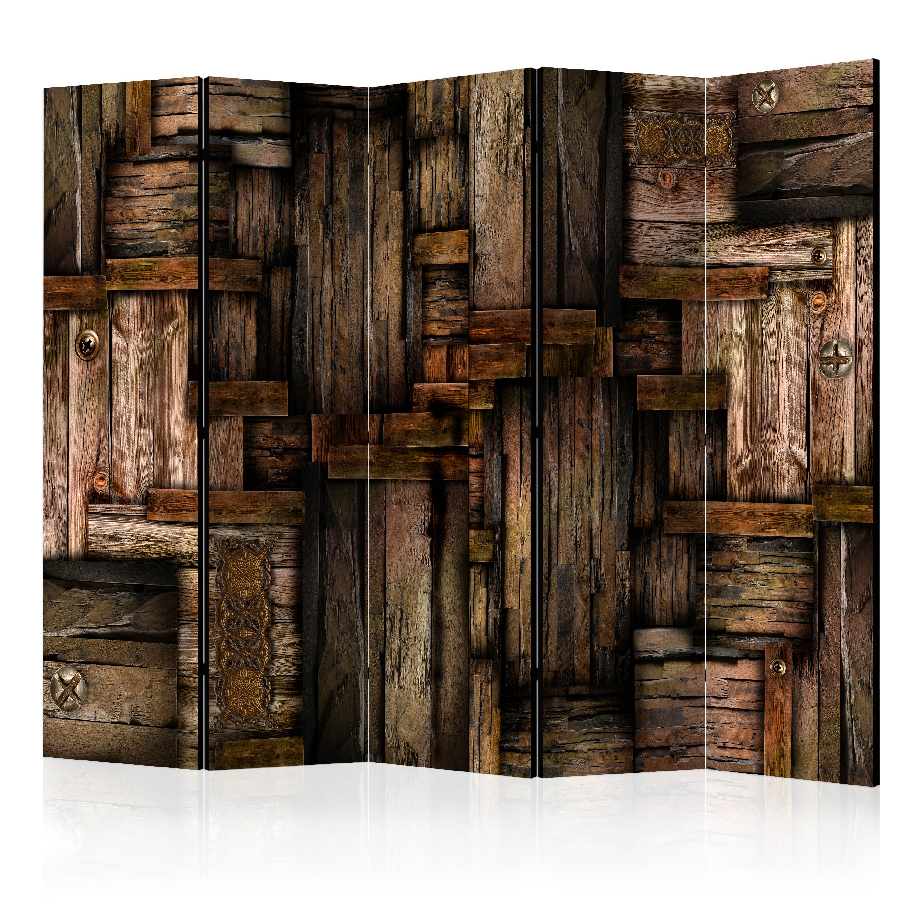 Room Divider - Wooden puzzle II [Room Dividers] - 225x172
