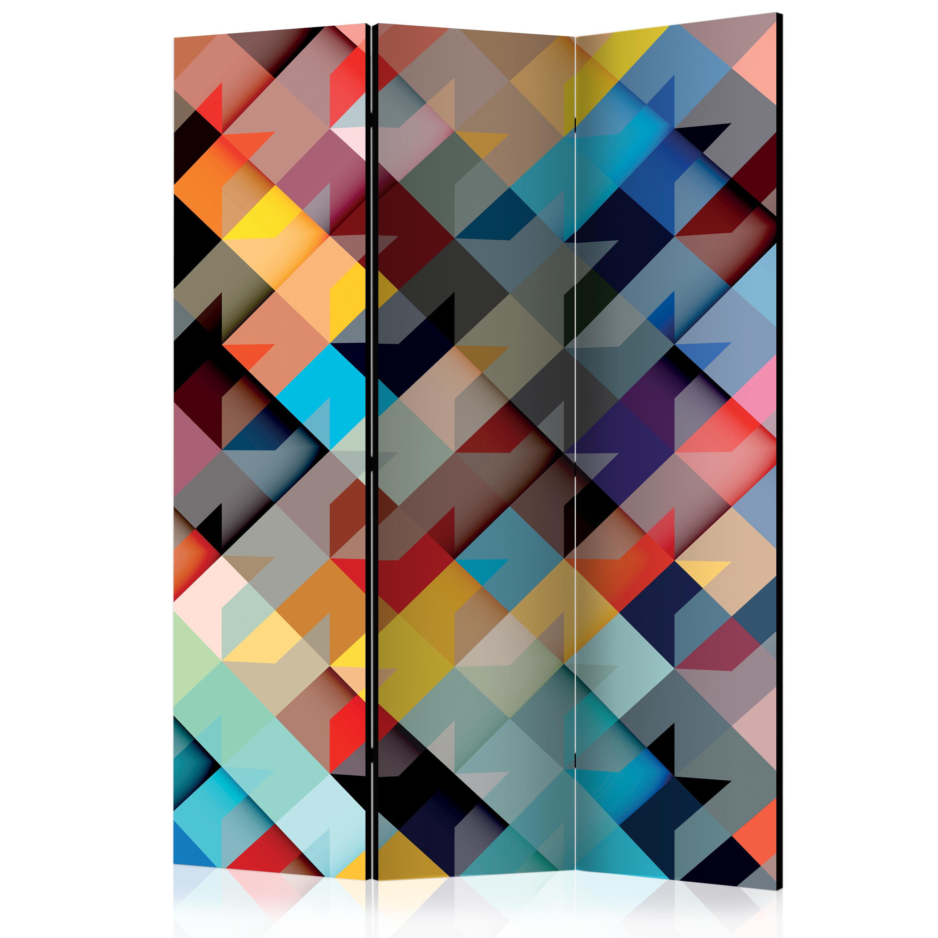 Room Divider - Colour Patchwork [Room Dividers] - 135x172
