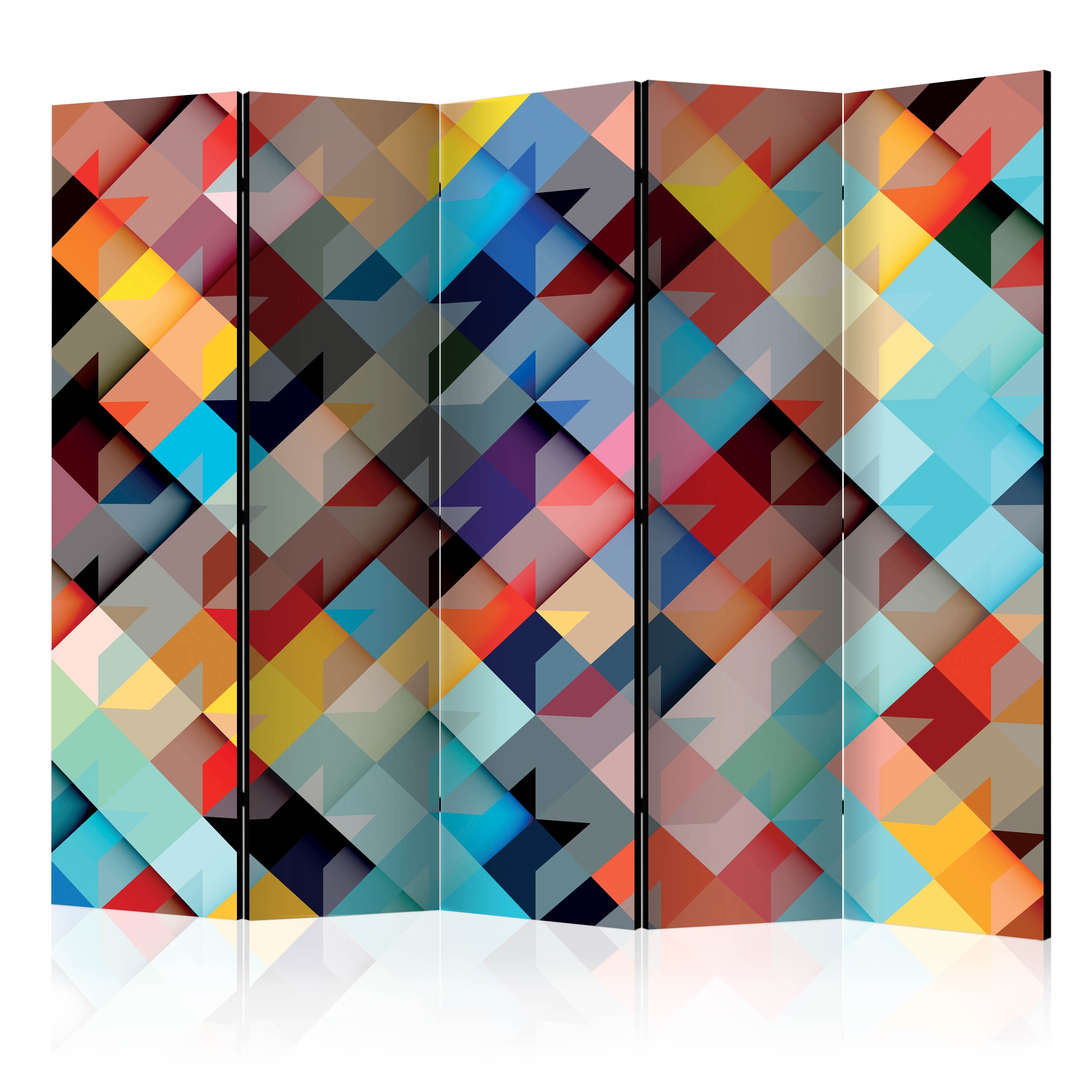 Room Divider - Colour Patchwork II [Room Dividers] - 225x172
