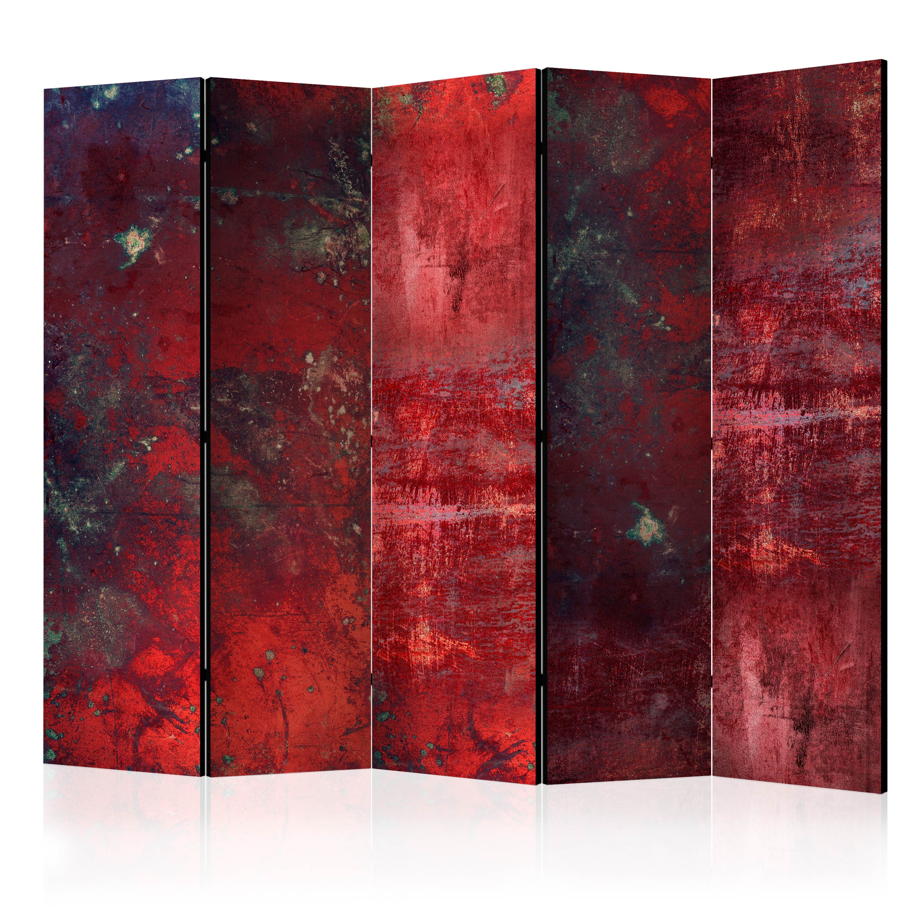 Room Divider - Red Concrete II [Room Dividers] - 225x172