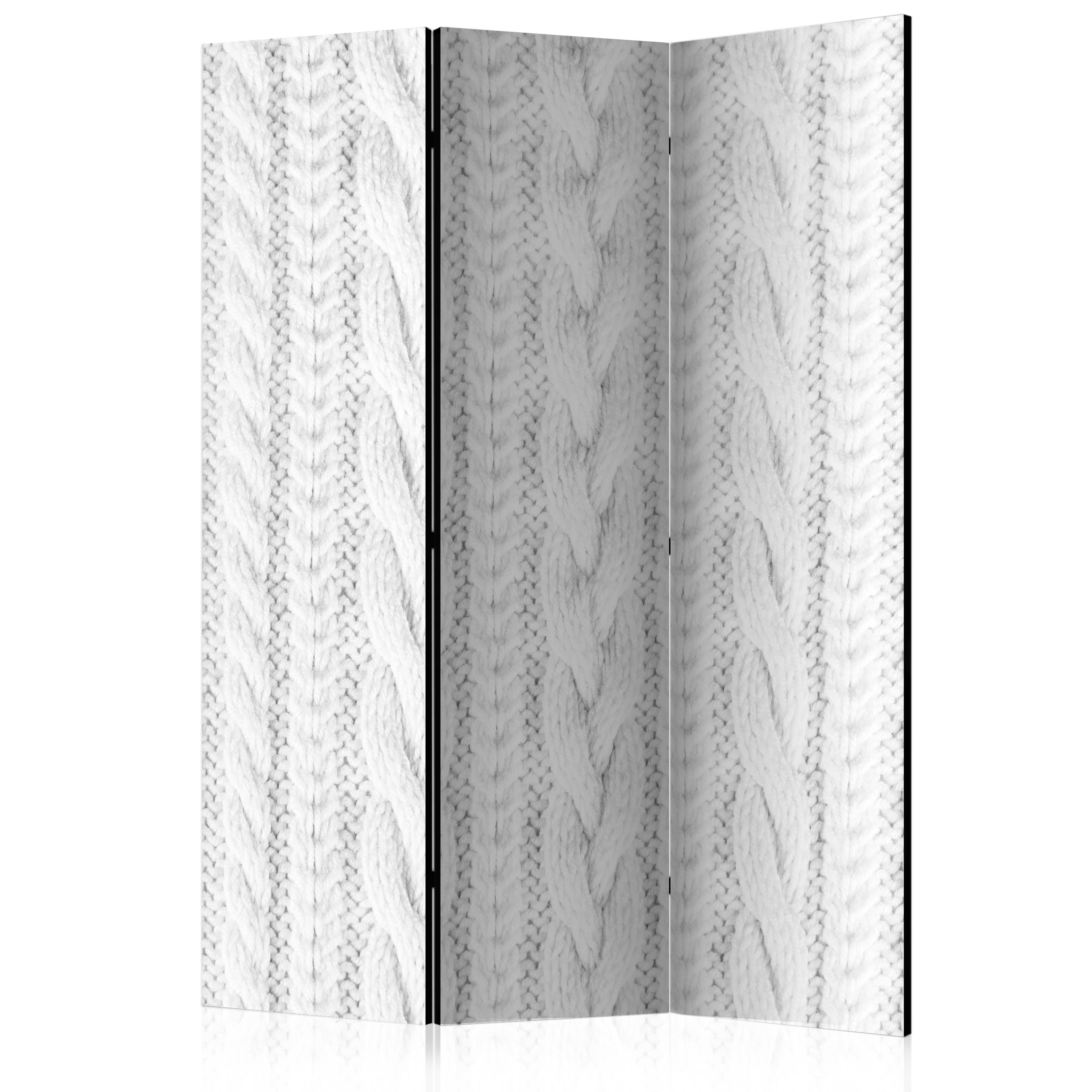 Room Divider - White Knit [Room Dividers] - 135x172