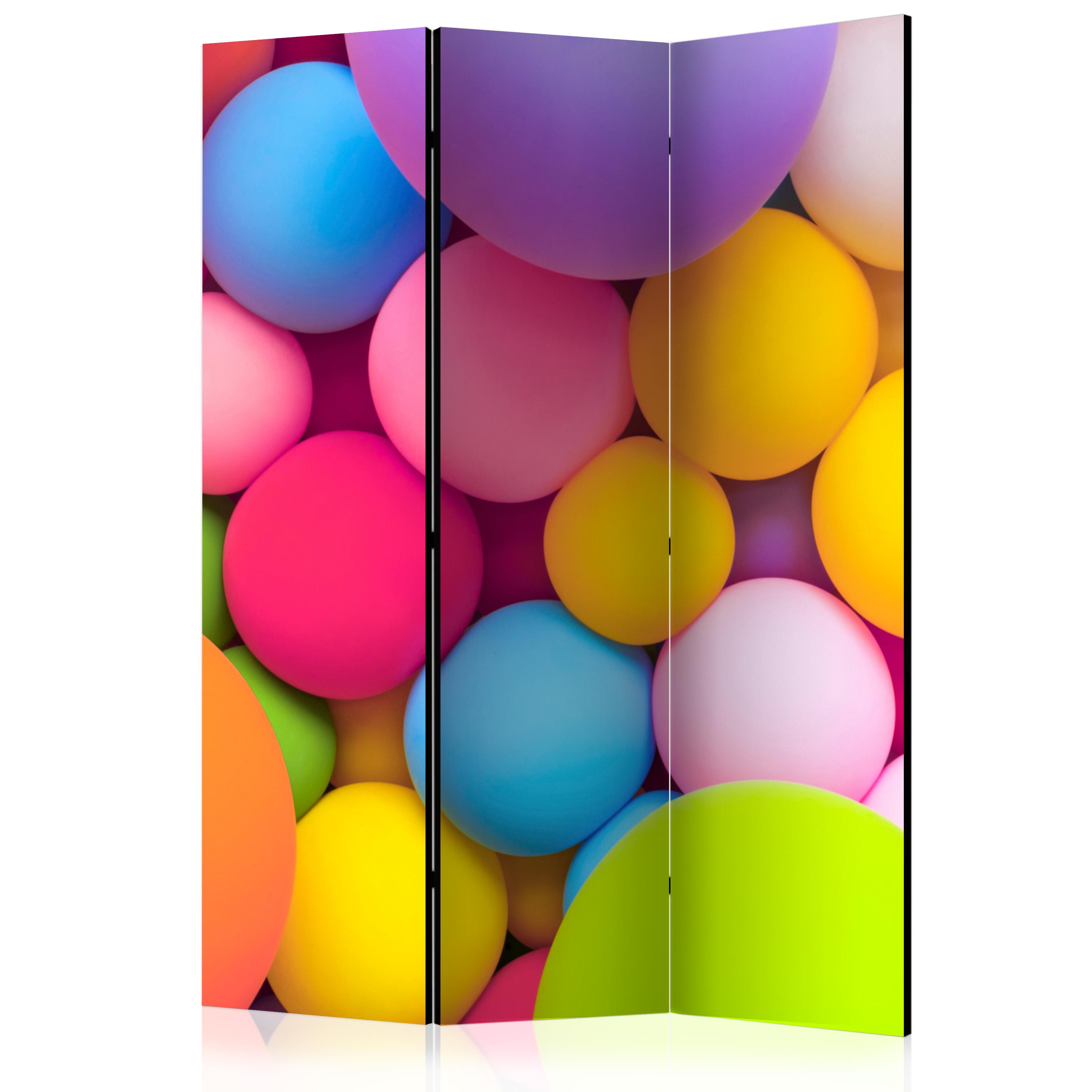 Room Divider - Colourful Balls [Room Dividers] - 135x172