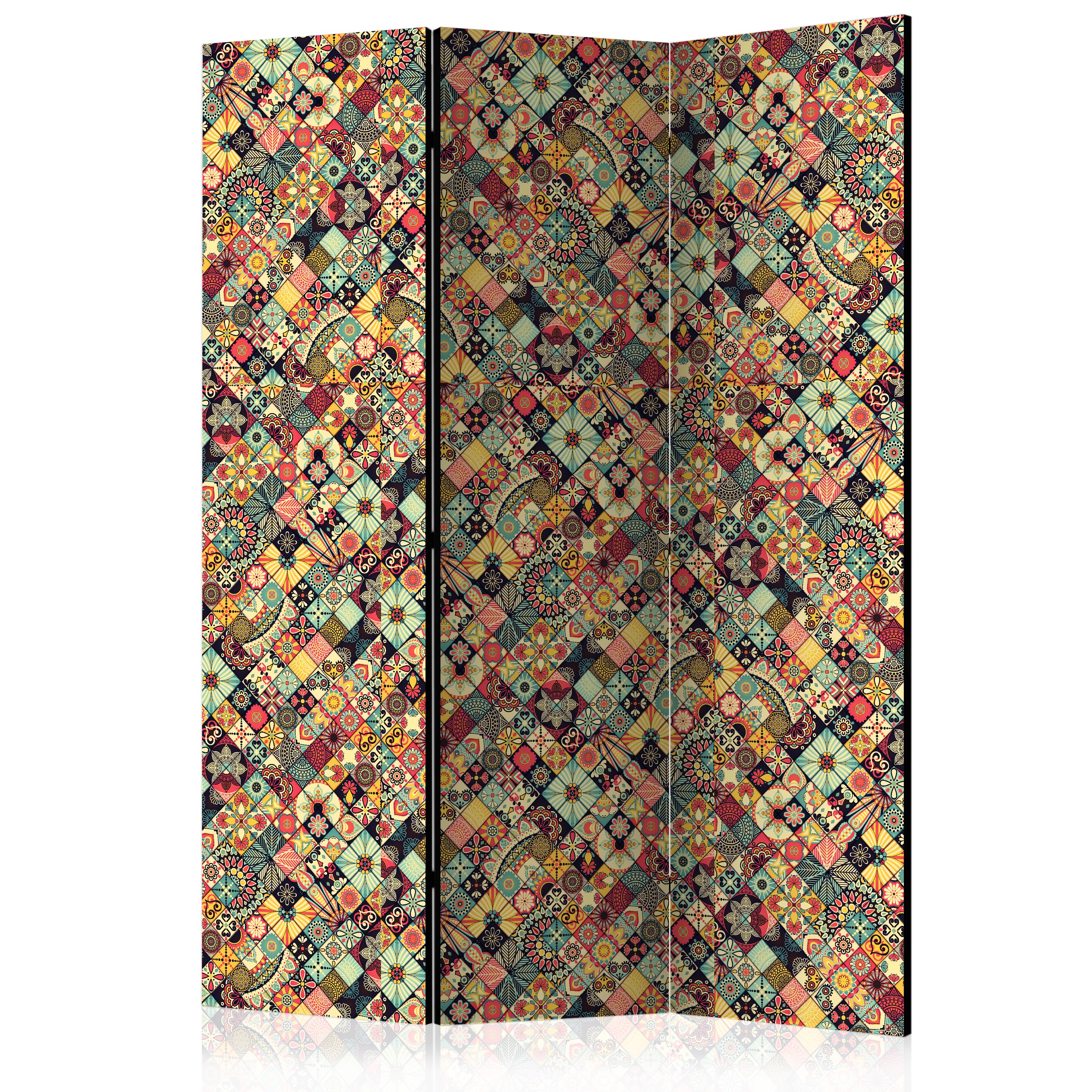 Room Divider - Rainbow Mosaic [Room Dividers] - 135x172