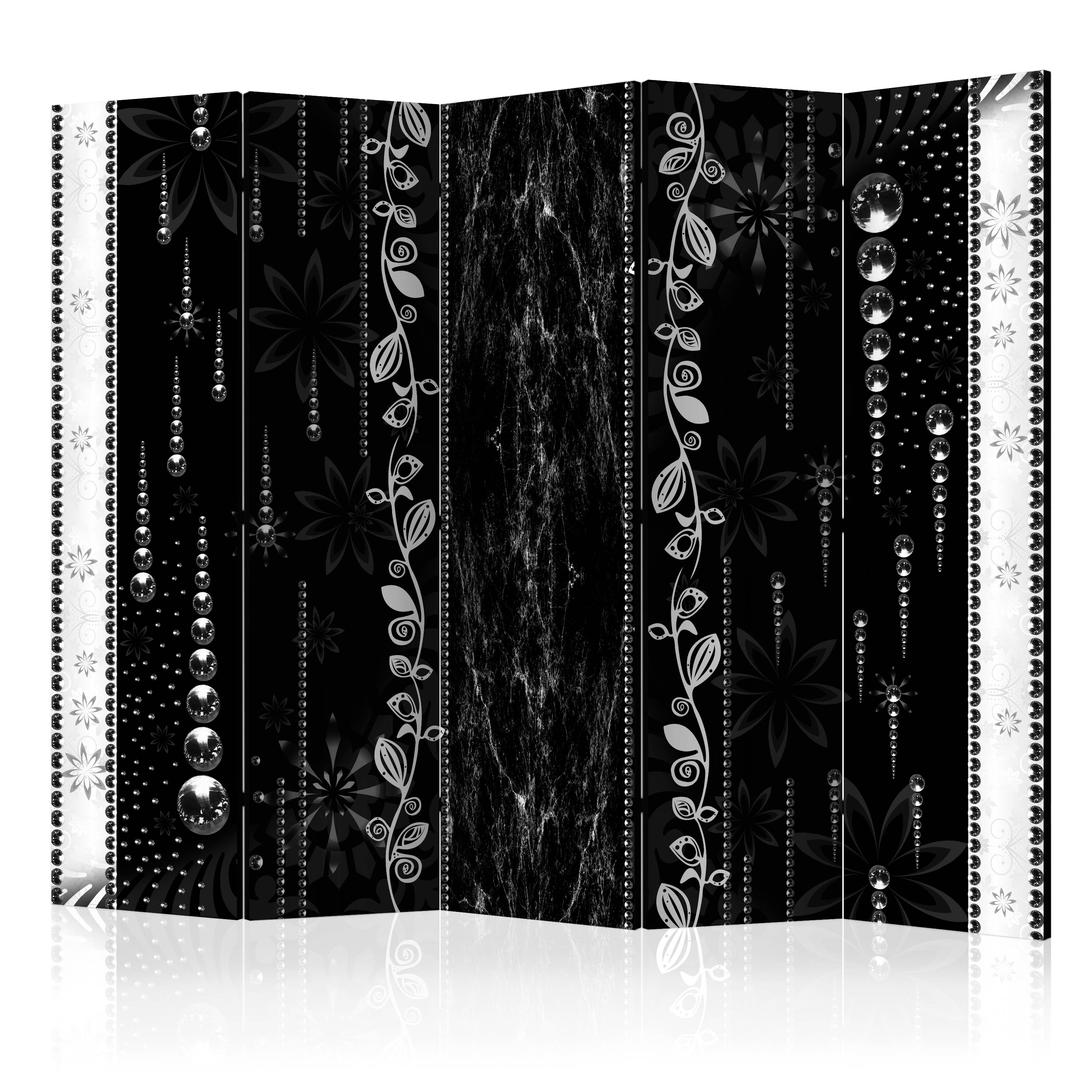 Room Divider - Black Elegance II [Room Dividers] - 225x172