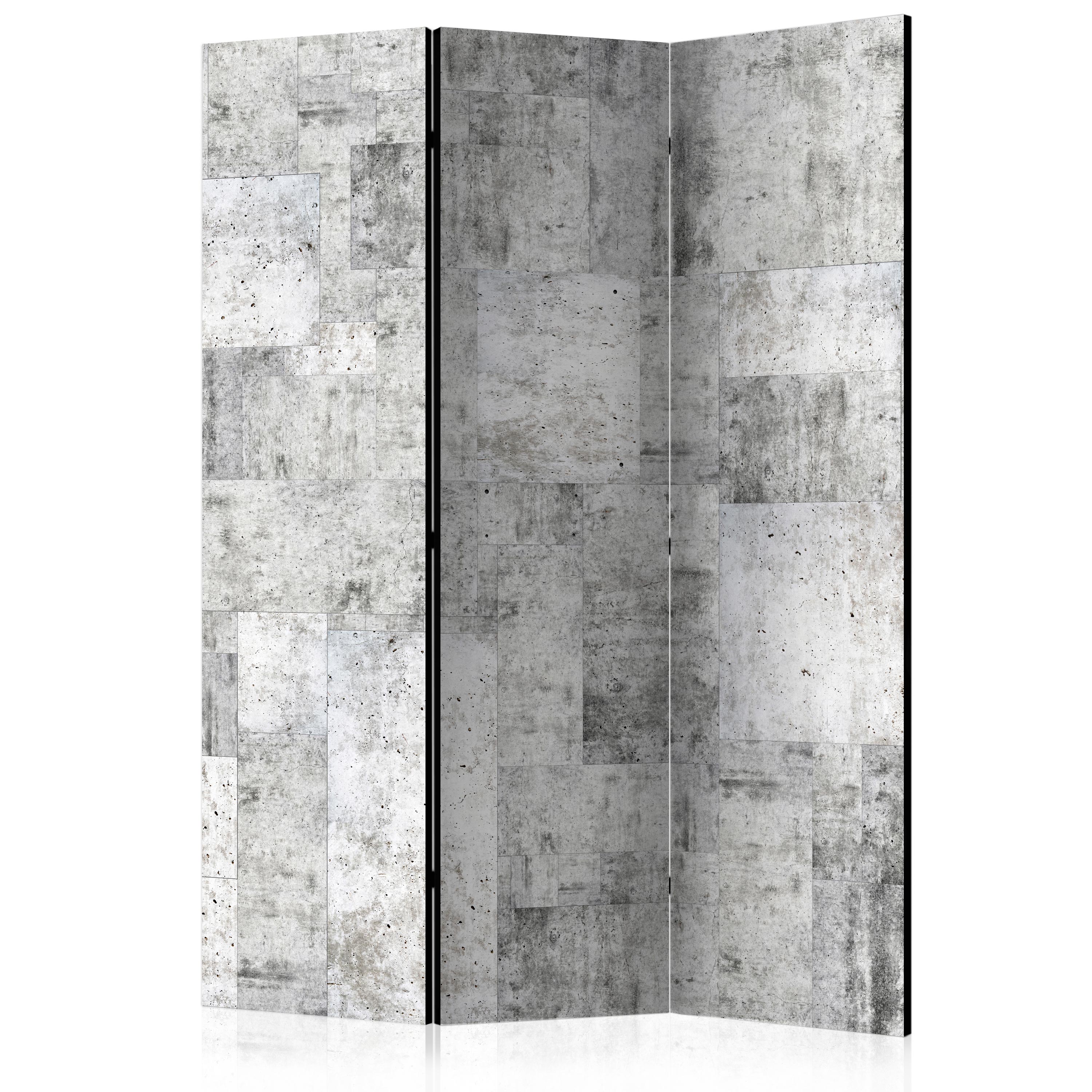 Room Divider - Concrete: Grey City [Room Dividers] - 135x172