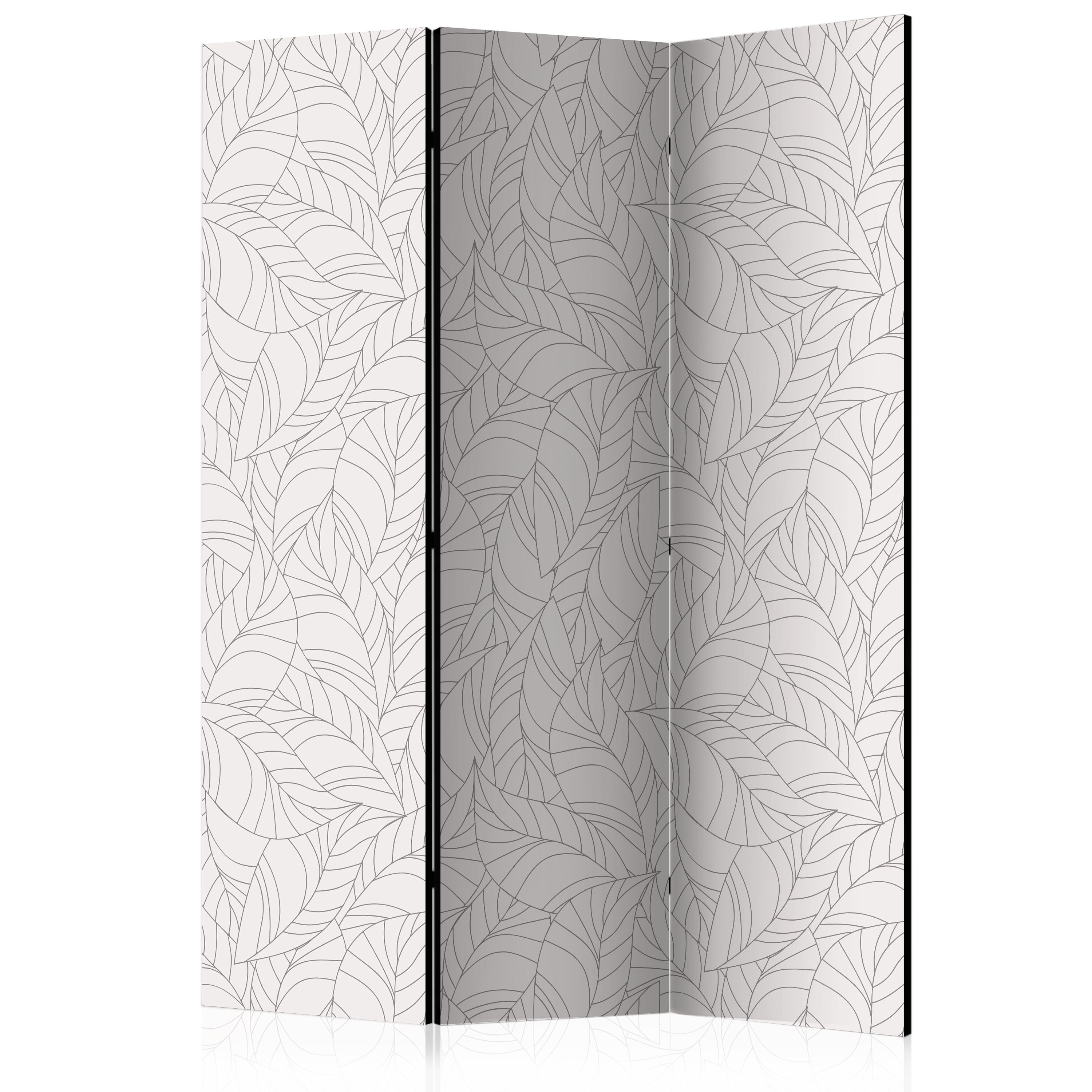 Paravent 3 volets - Colourless Leaves [Room Dividers] - 135x172