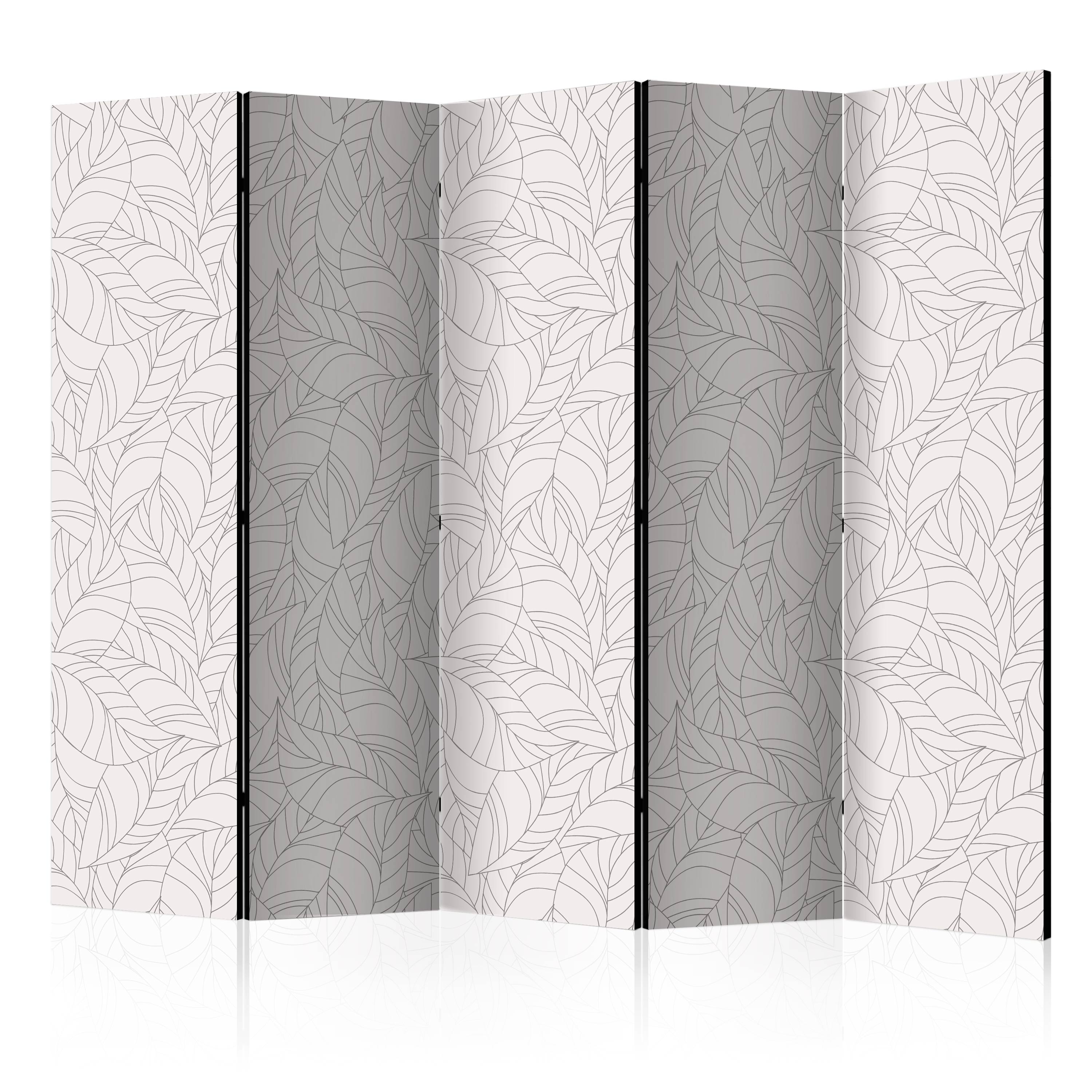 Room Divider - Colourless Leaves II [Room Dividers] - 225x172