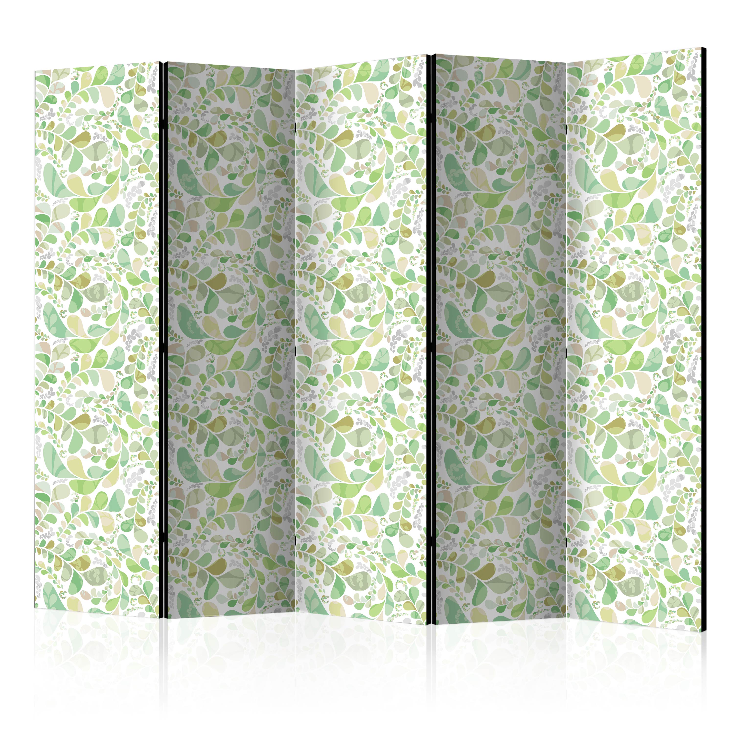 Room Divider - Plants Stained Glass II [Room Dividers] - 225x172