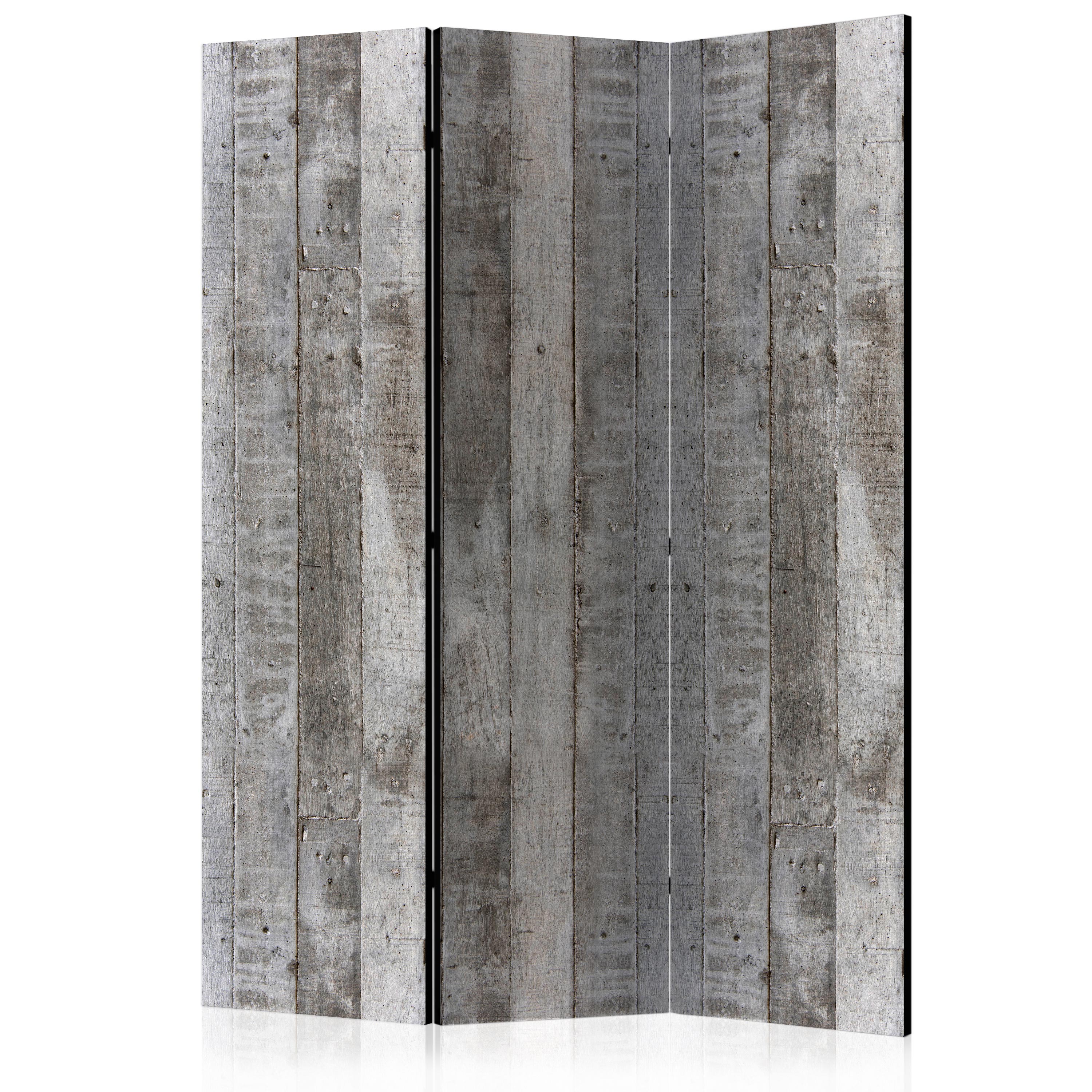 Room Divider - Concrete Timber [Room Dividers] - 135x172