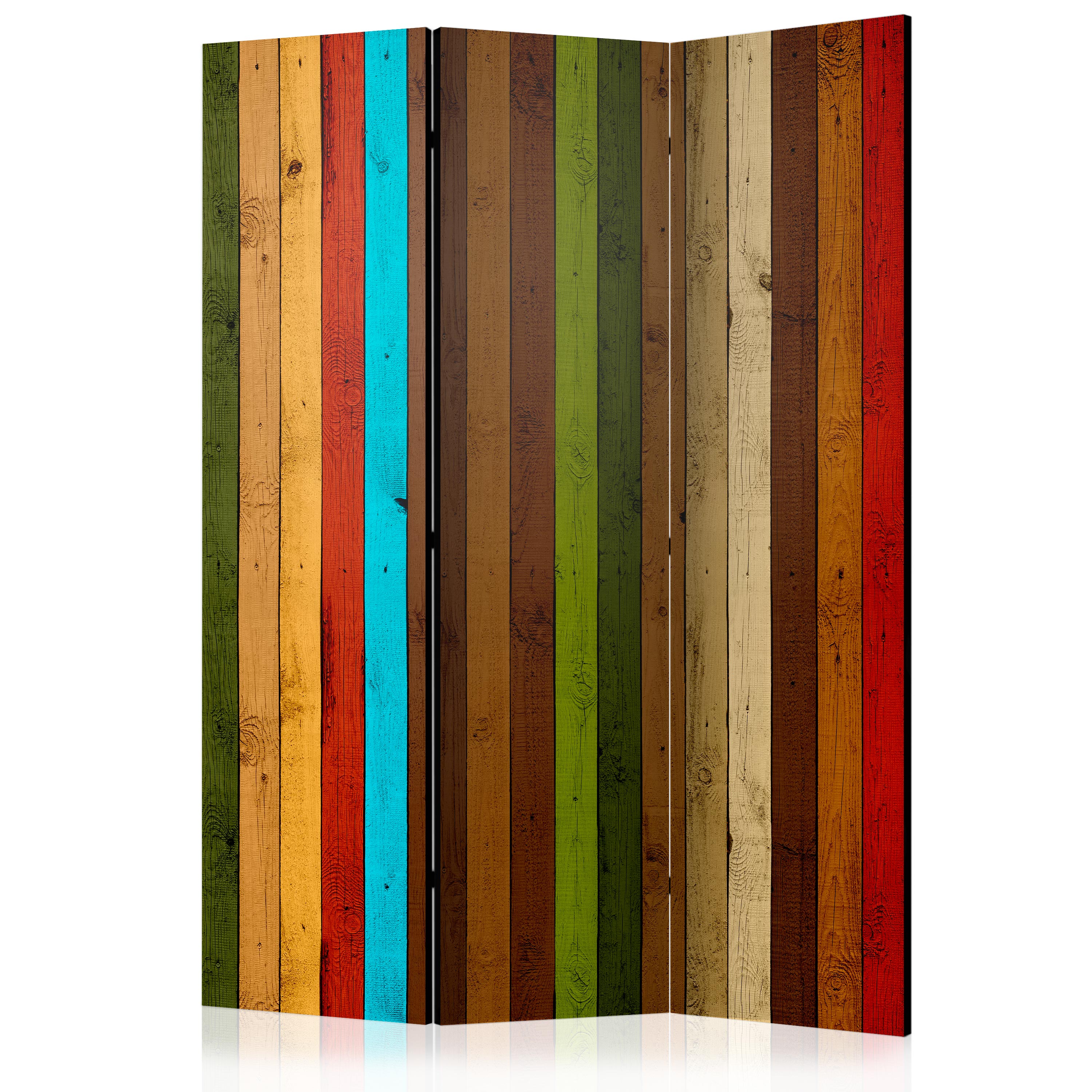Room Divider - Wooden rainbow [Room Dividers] - 135x172