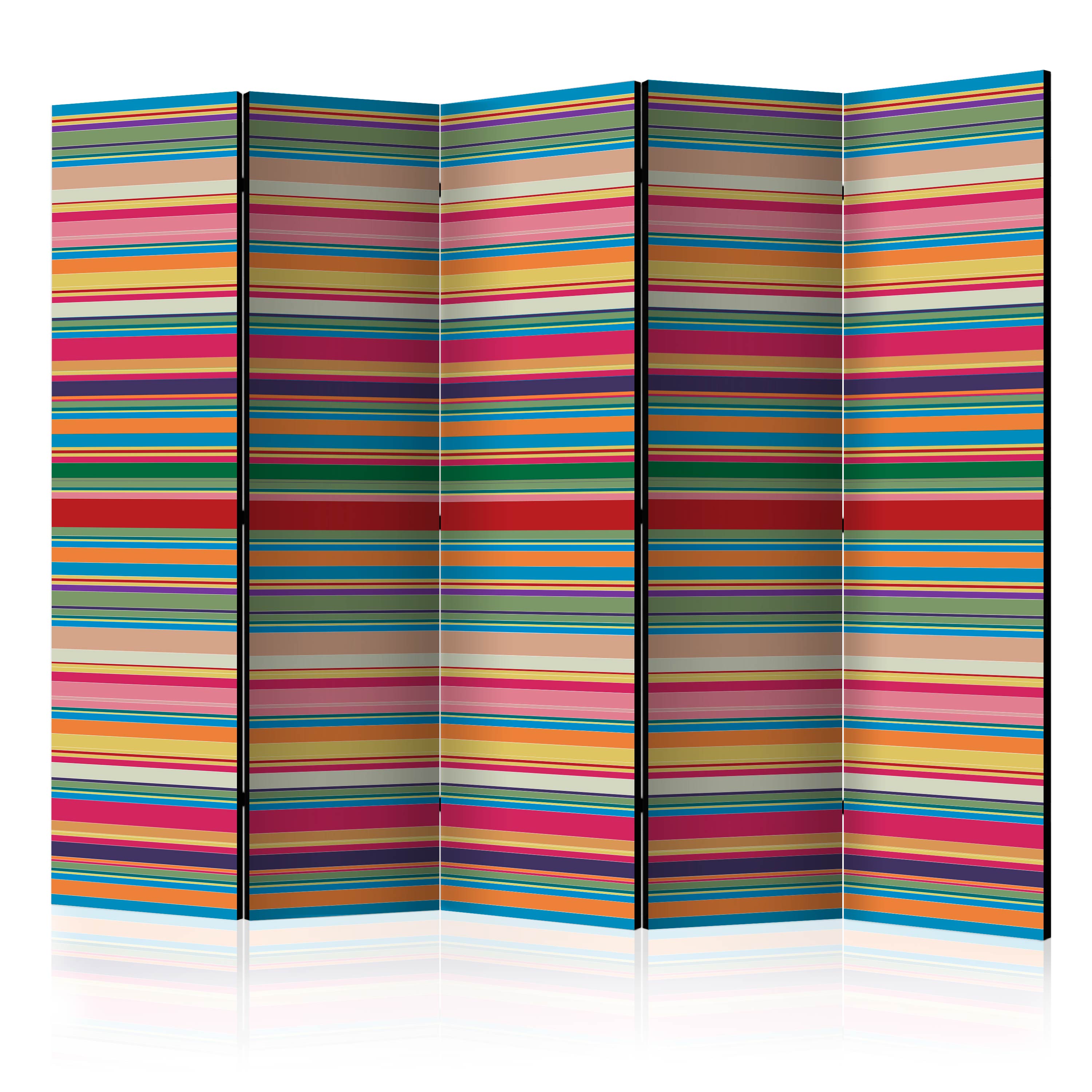 Room Divider - Subdued stripes II [Room Dividers] - 225x172
