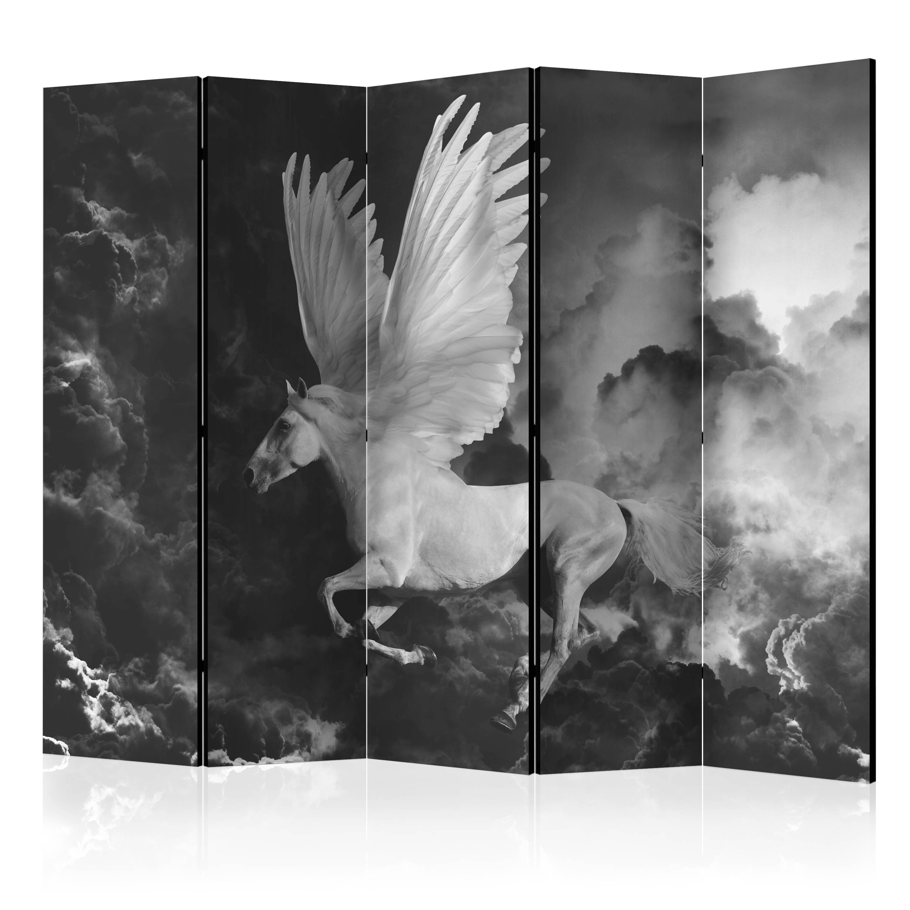 Room Divider - Pegasus on the way to Mount Olympus  II [Room Dividers] - 225x172