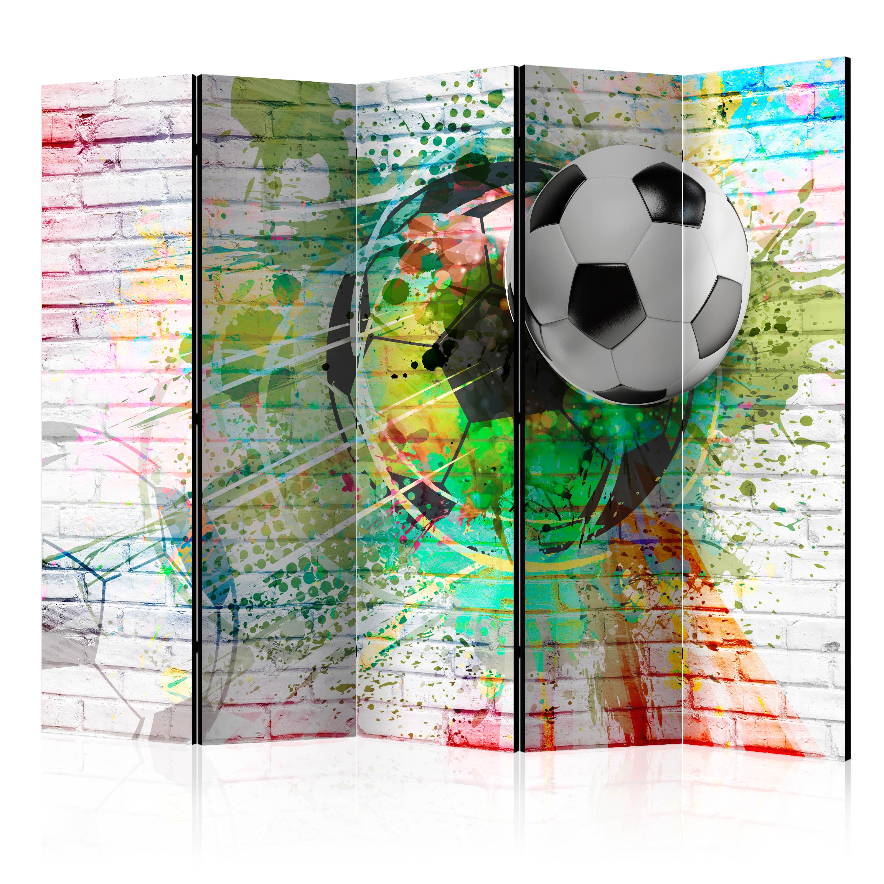 Room Divider - Colourful Sport II [Room Dividers] - 225x172