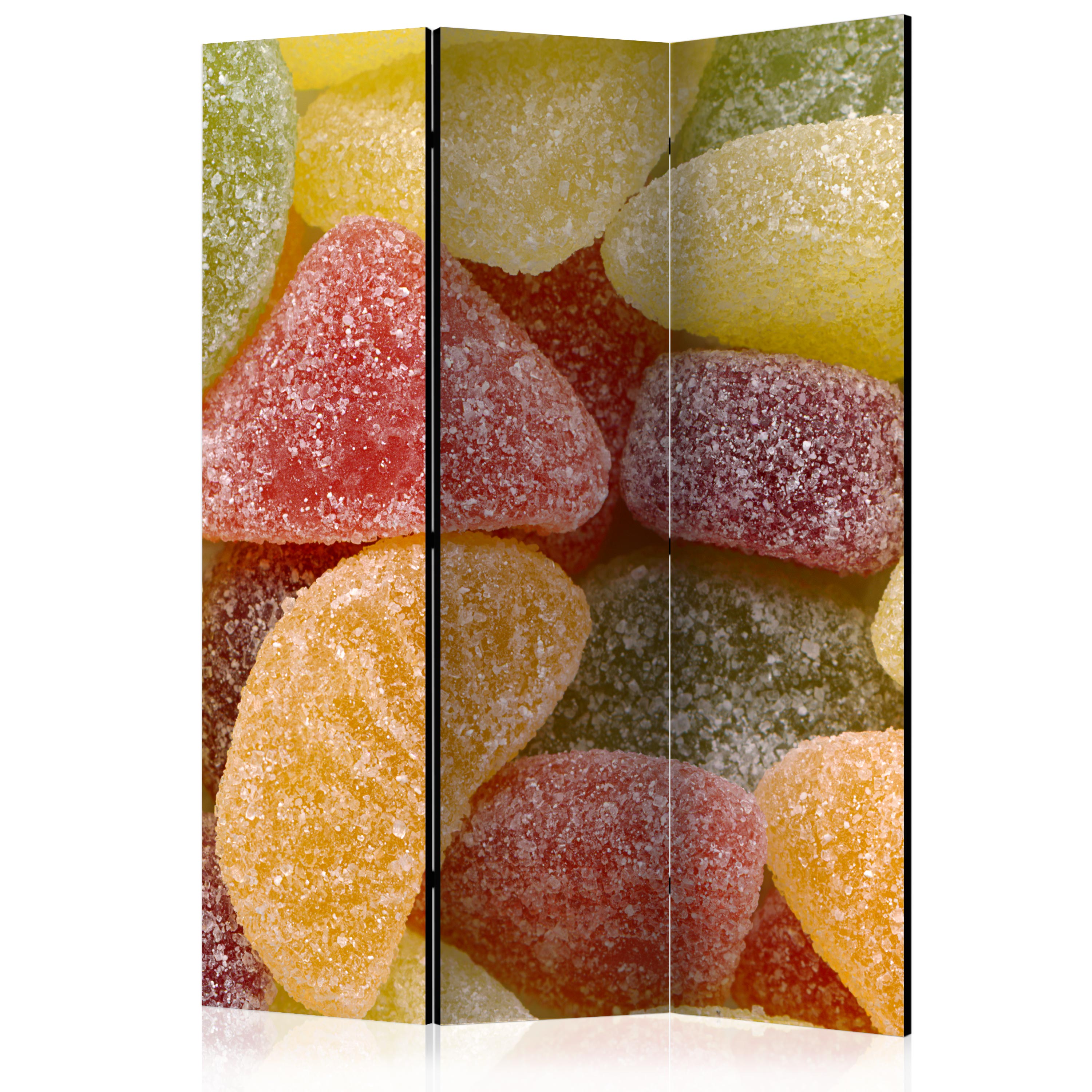 Room Divider - Tasty fruit jellies [Room Dividers] - 135x172
