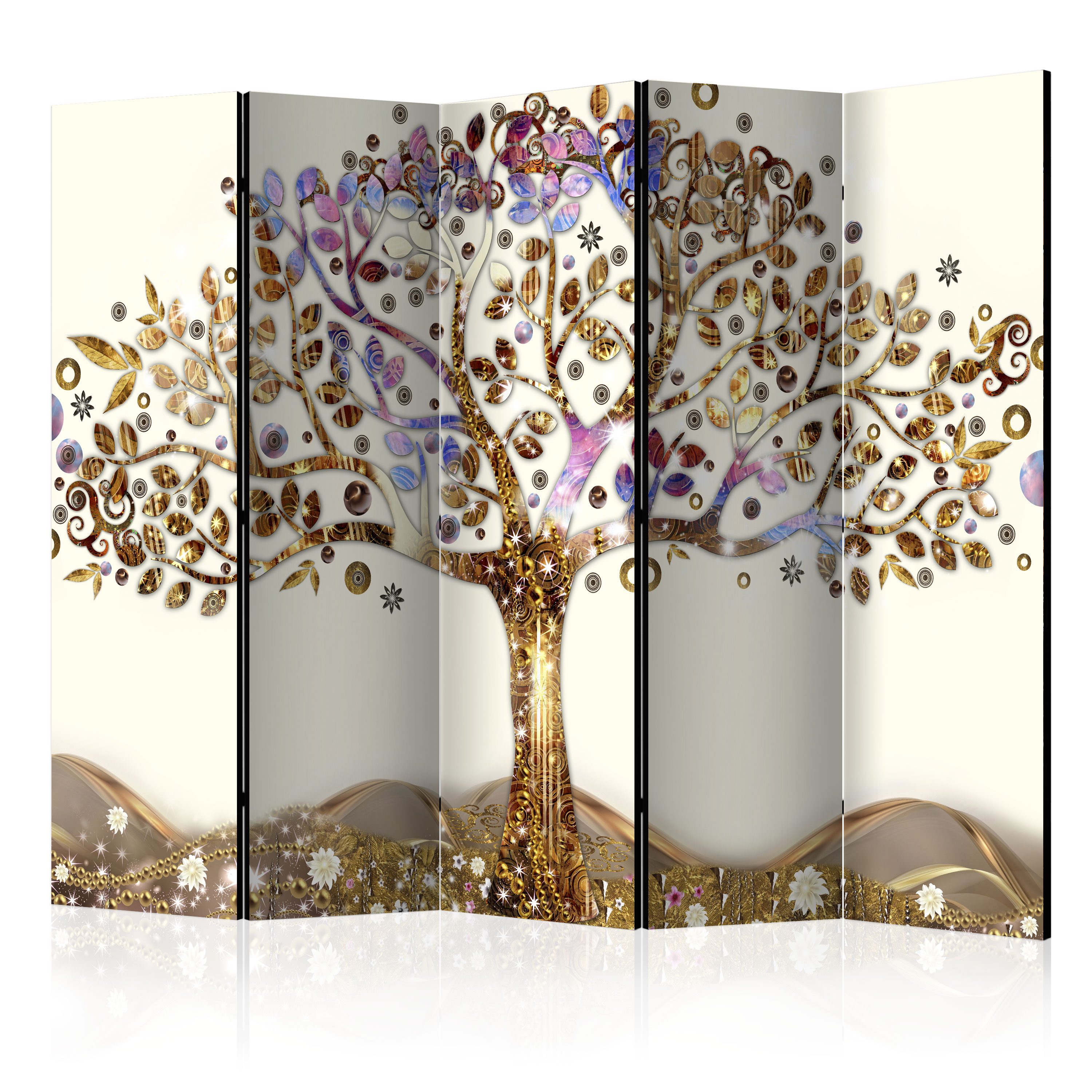 Room Divider - Golden Tree II [Room Dividers] - 225x172