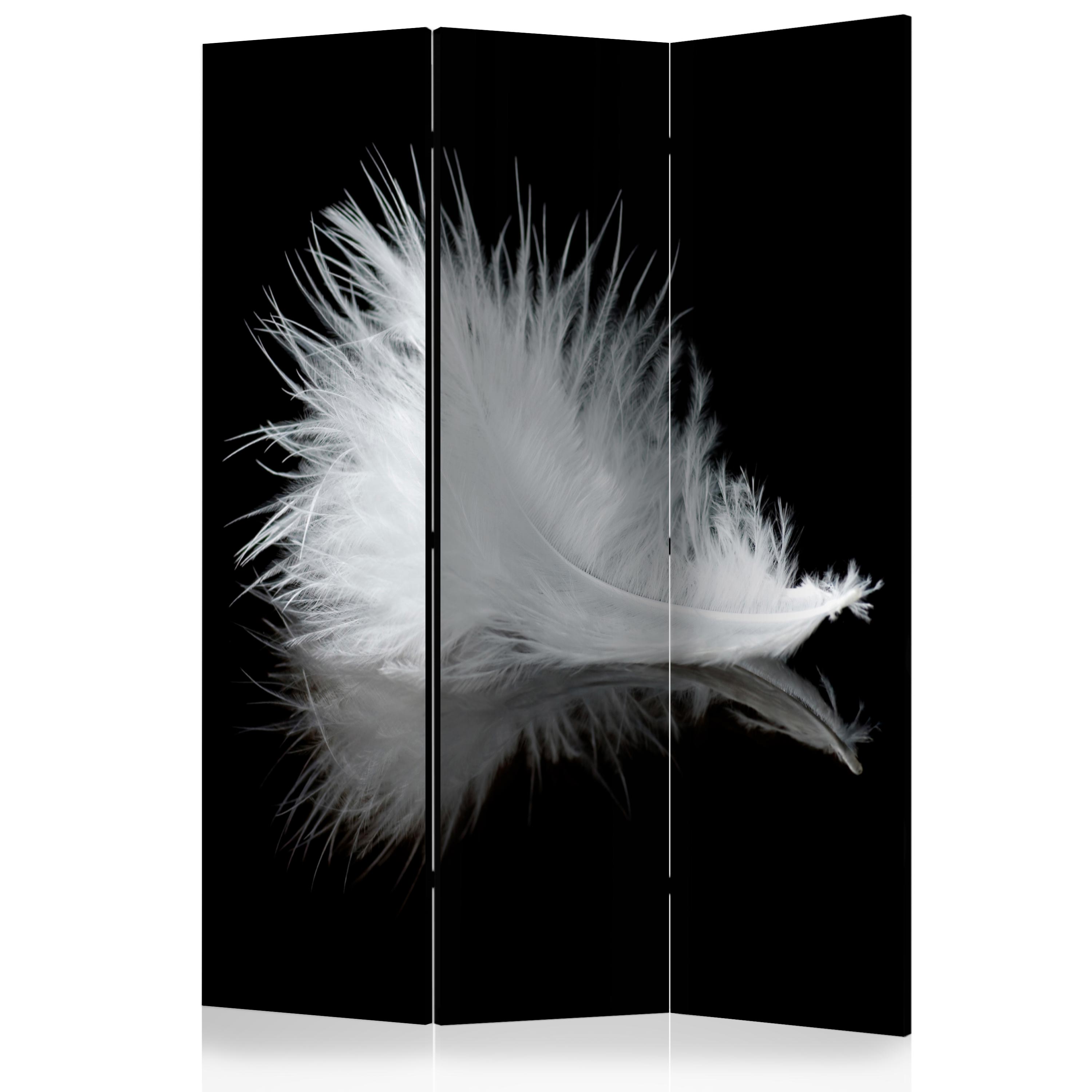 Room Divider - White feather [Room Dividers] - 135x172